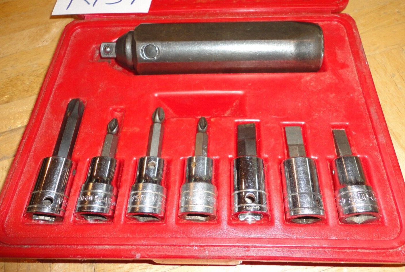 SNAP-ON TOOLS 8 PIECE 3/8 DRIVE IMPACT DRIVER SET 208EPIT