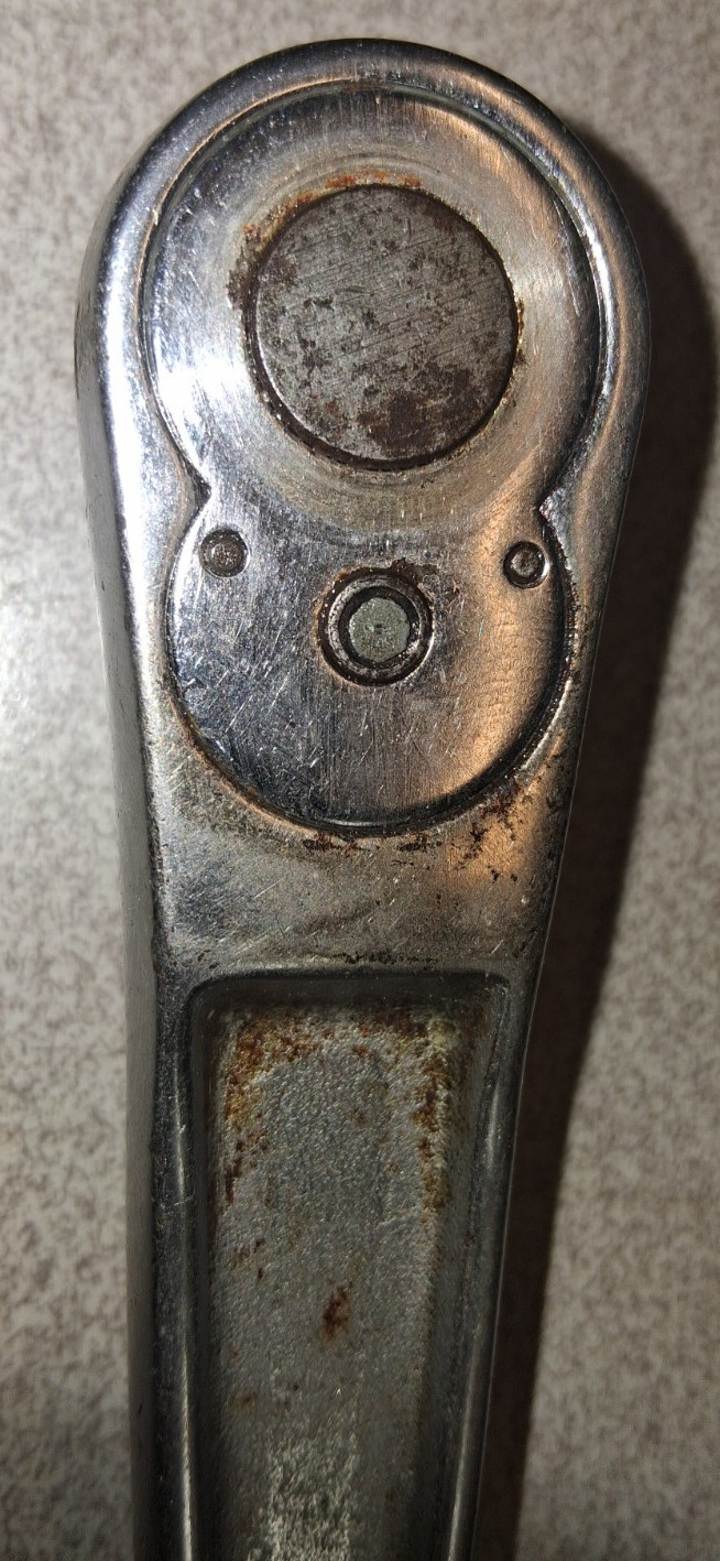 Vintage SNAP-ON FV71 3/8″ Drive Ratchet Compact, Made in USA, Tested & Working!