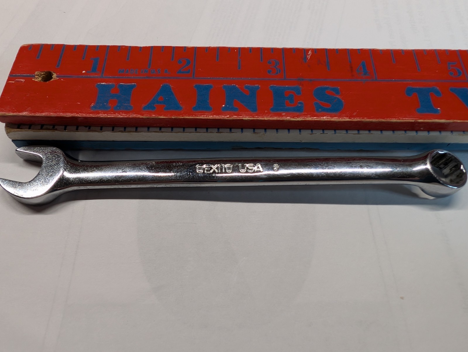 Snap On Tools OEX110 11/32″ SAE Combination Wrench 12 Point Chrome USA