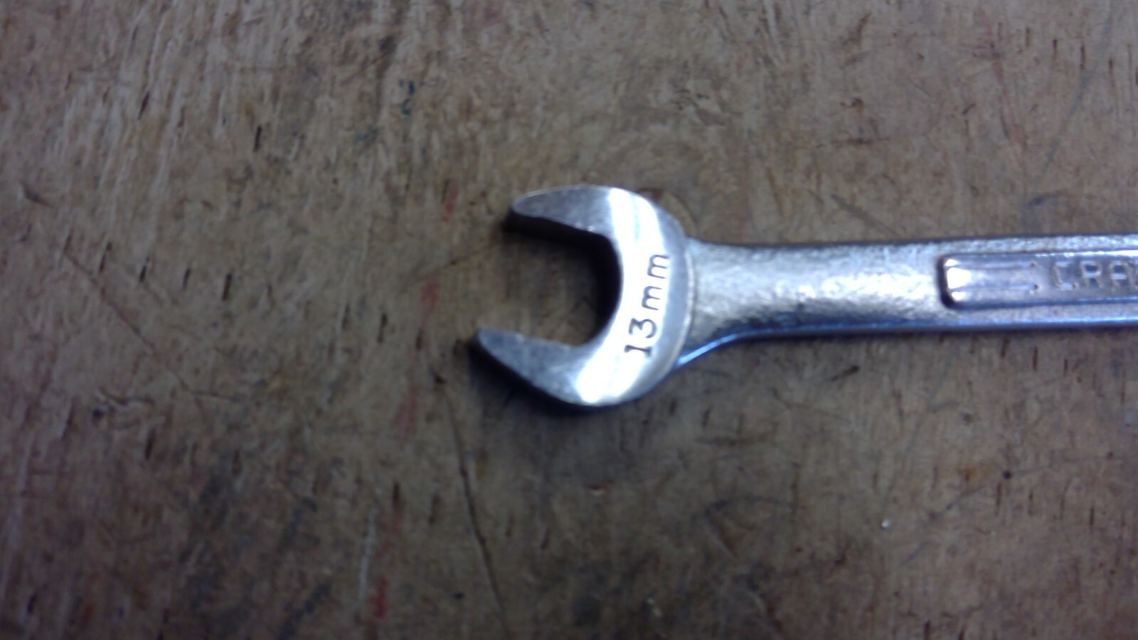 Vintage Craftsman Tools 15mm X 13mm Metric double open wrench -V- 44507 USA