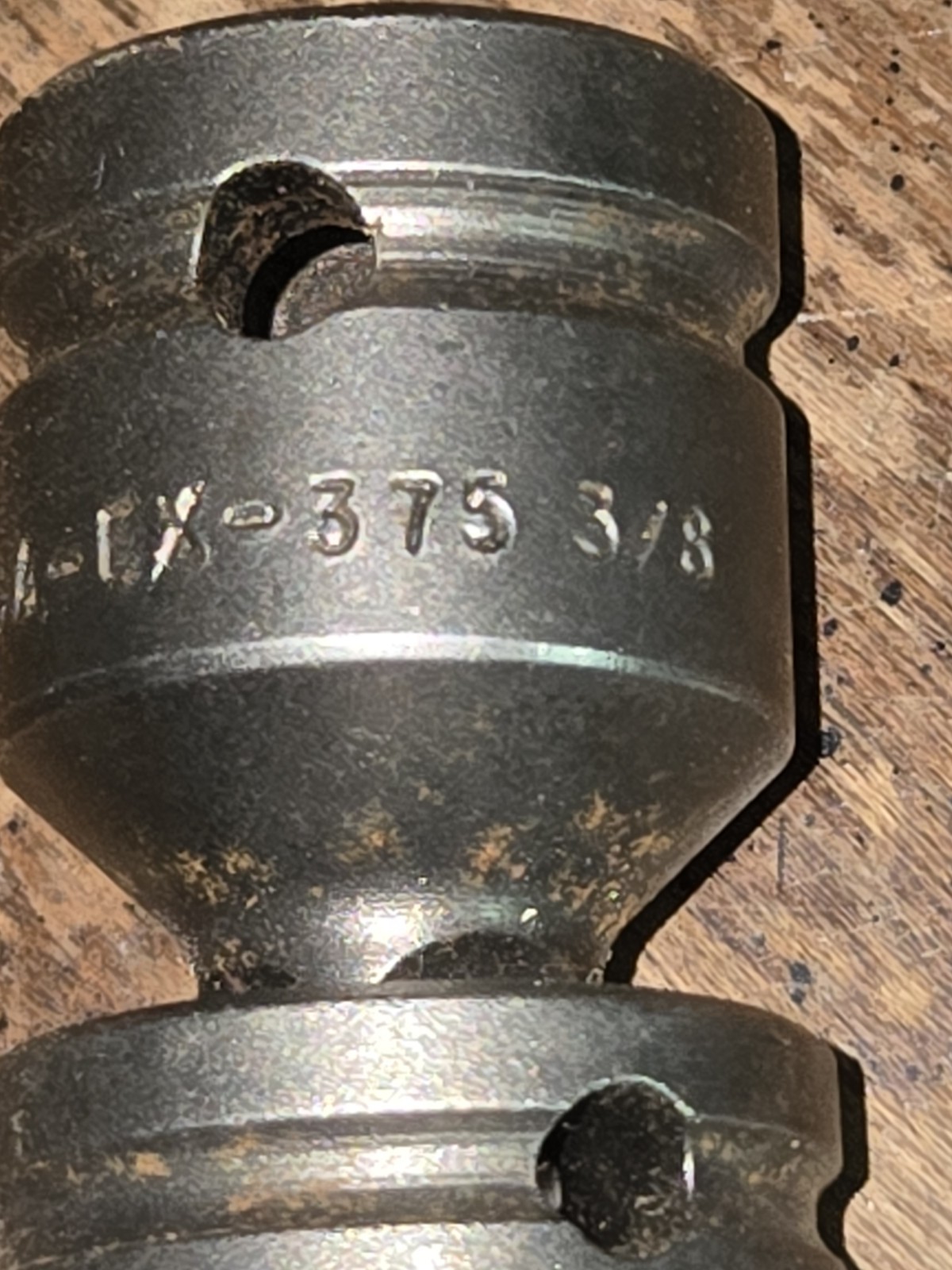 APEX EX-375 3/8 AND 3324-D 3/4 CONNECTED SOCKET AND EXTENSION EXACTLY AS SHOWN