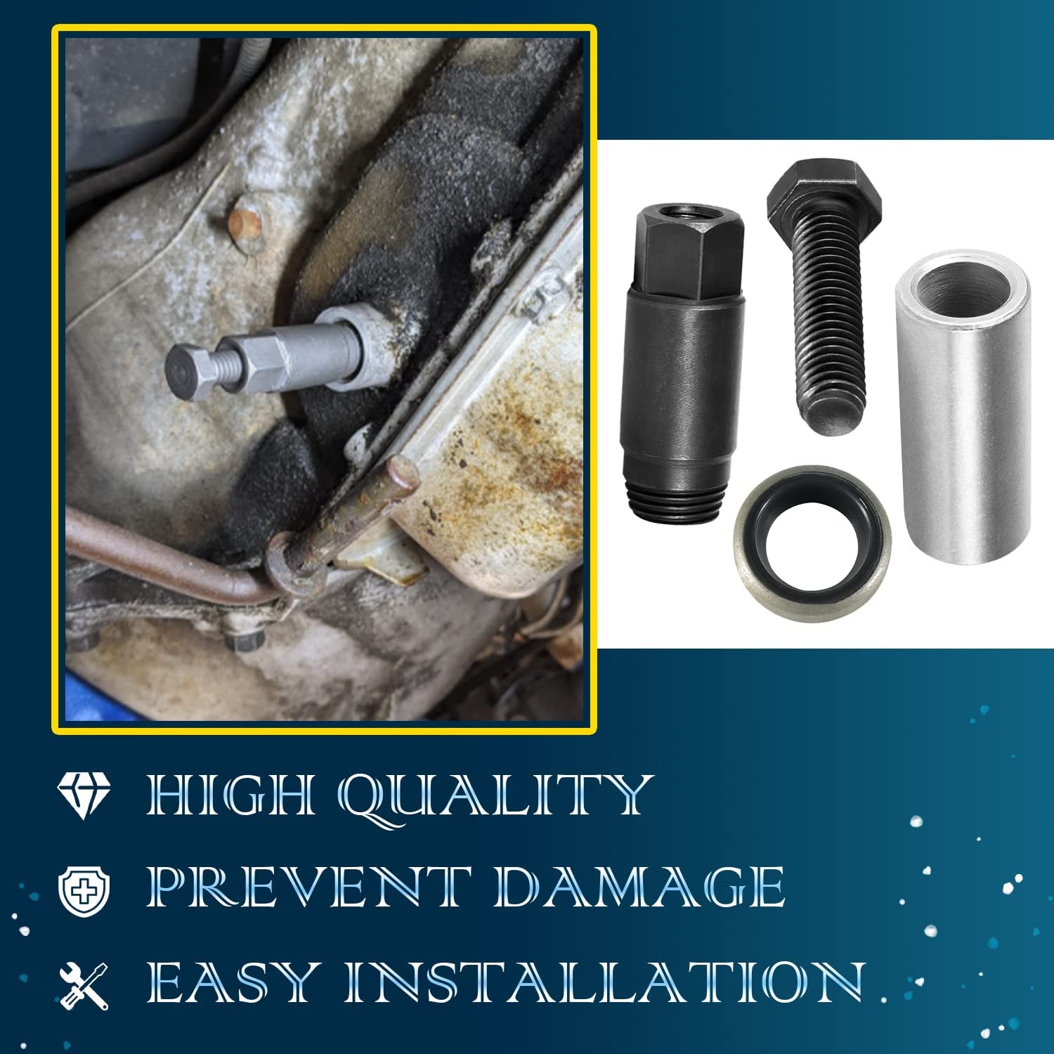 Transmission Shifter Seal Remover Installer Fit For GM TURBO 300 350 400 425 475