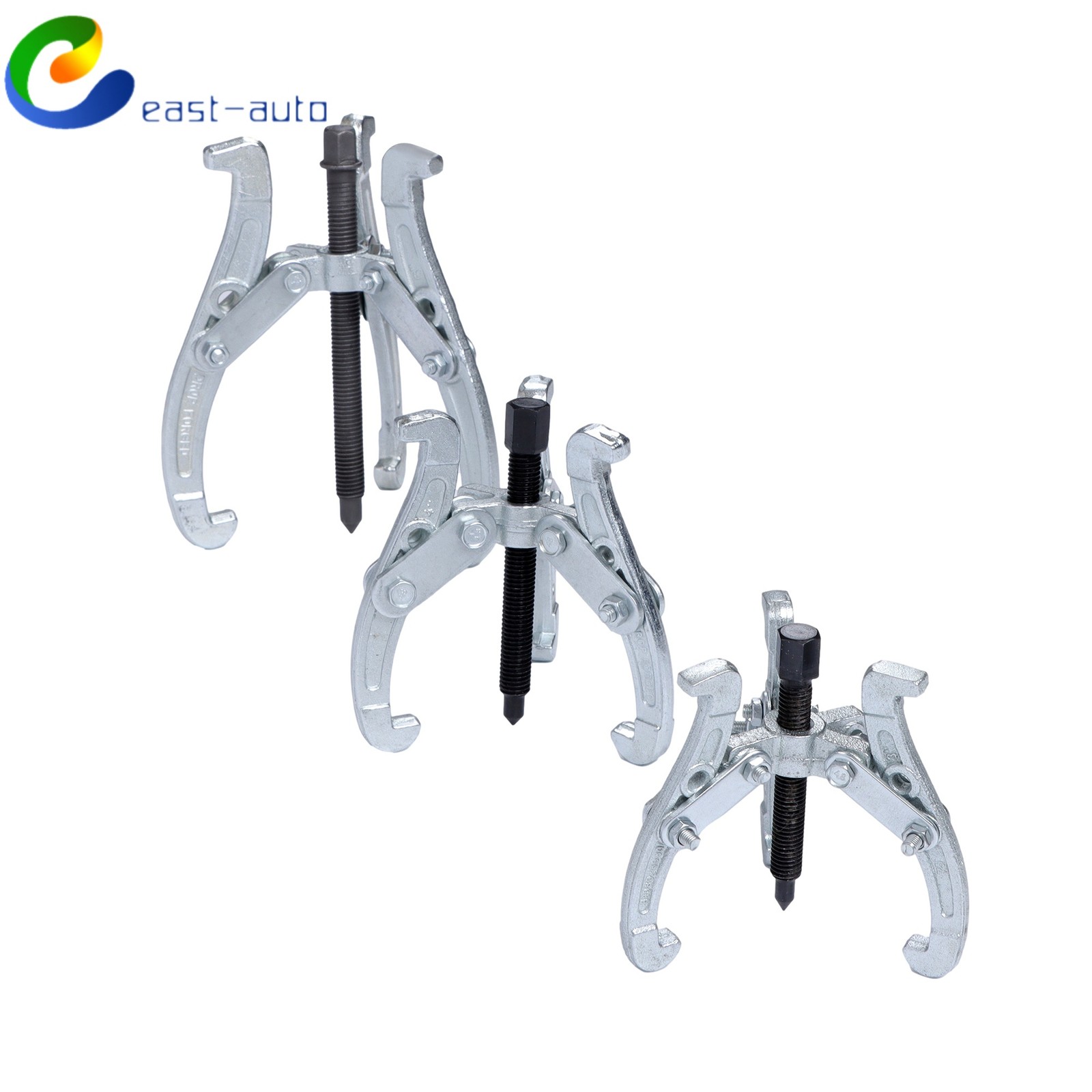 3Pcs 3 Jaw Gear Puller Set Gear Pulley Bearing Puller 3 in/4 in/6 in