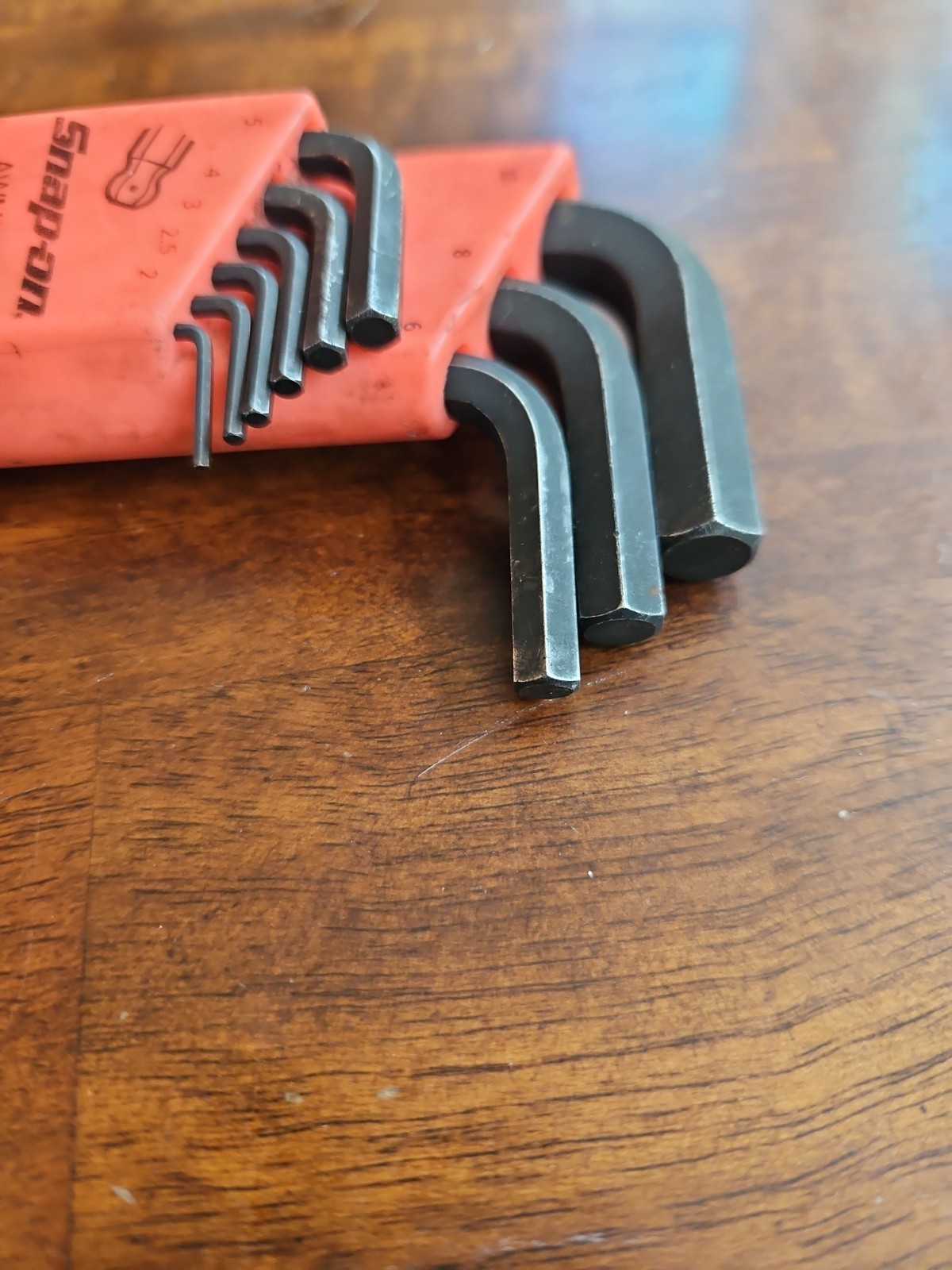 Snap On AWMBPH9 9 Piece Metric Ball Hex Wrench Set (1.5–10 mm) Snap-On Allen