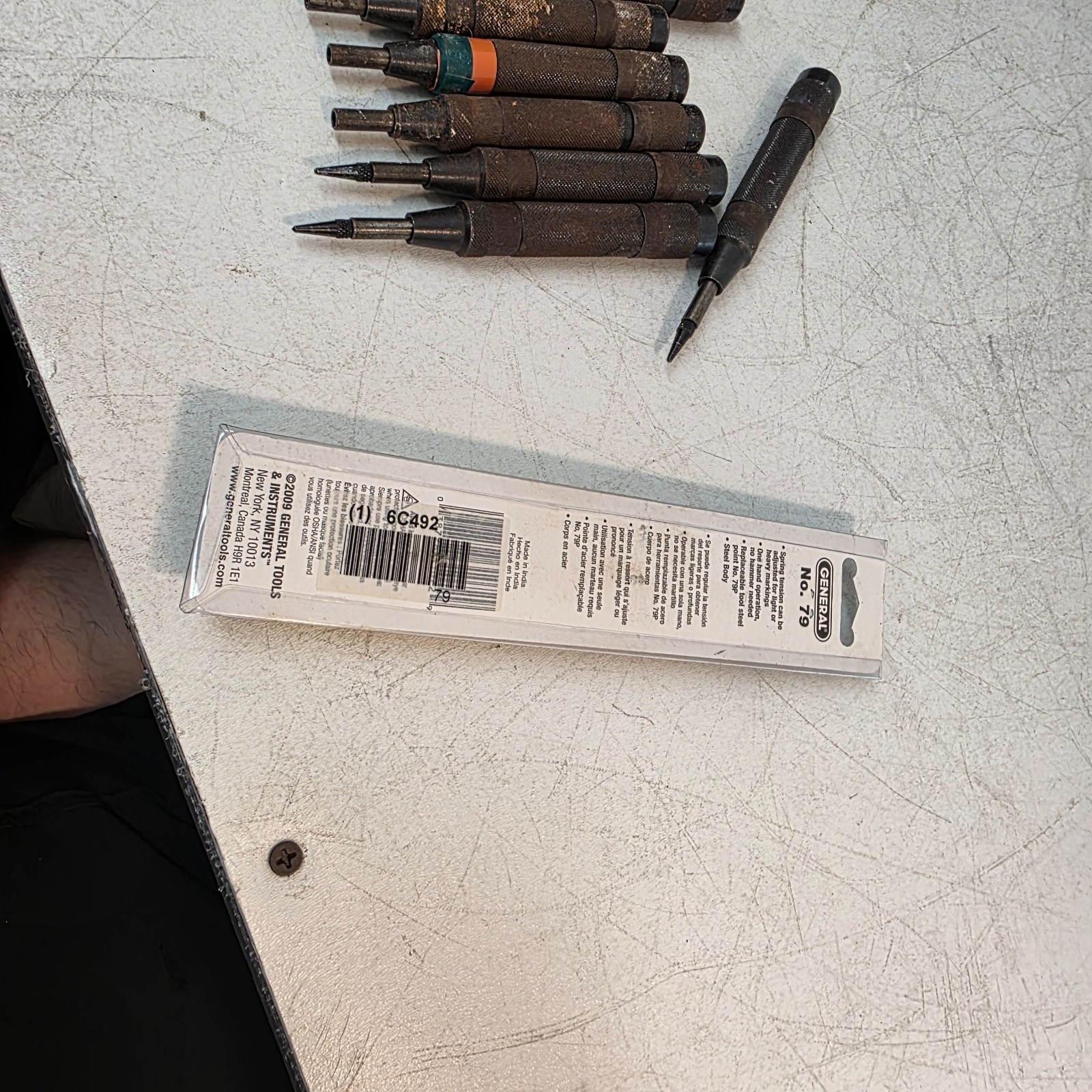 LOT Vintage General Universal Automatic Center Punch Sets No. 78 & 79