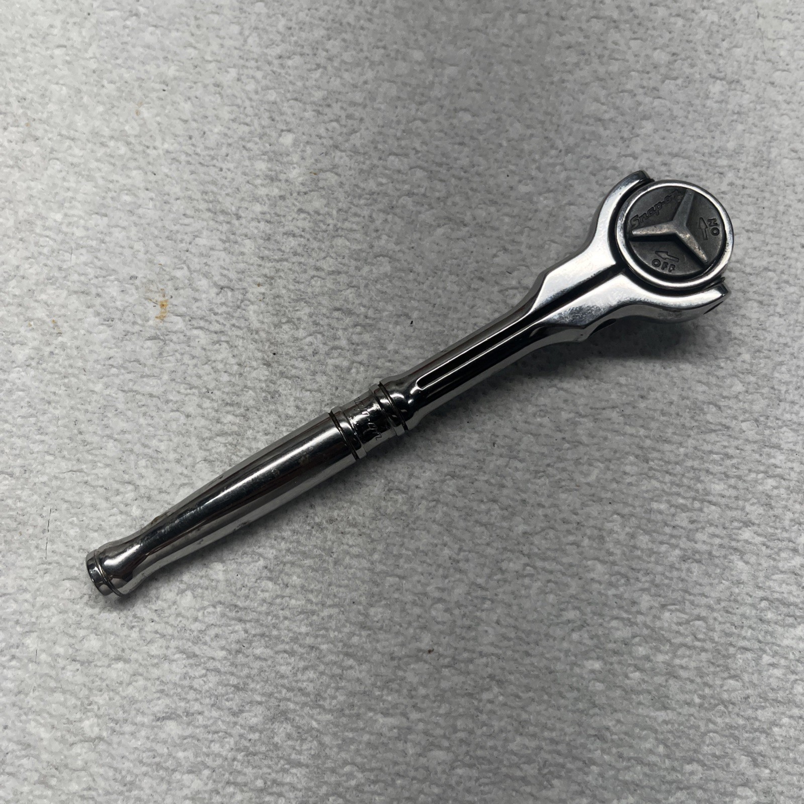 Vintage Snap-On Tools TM738 1/4″ Drive Swivel Flex Roto Head Ratchet Excellent