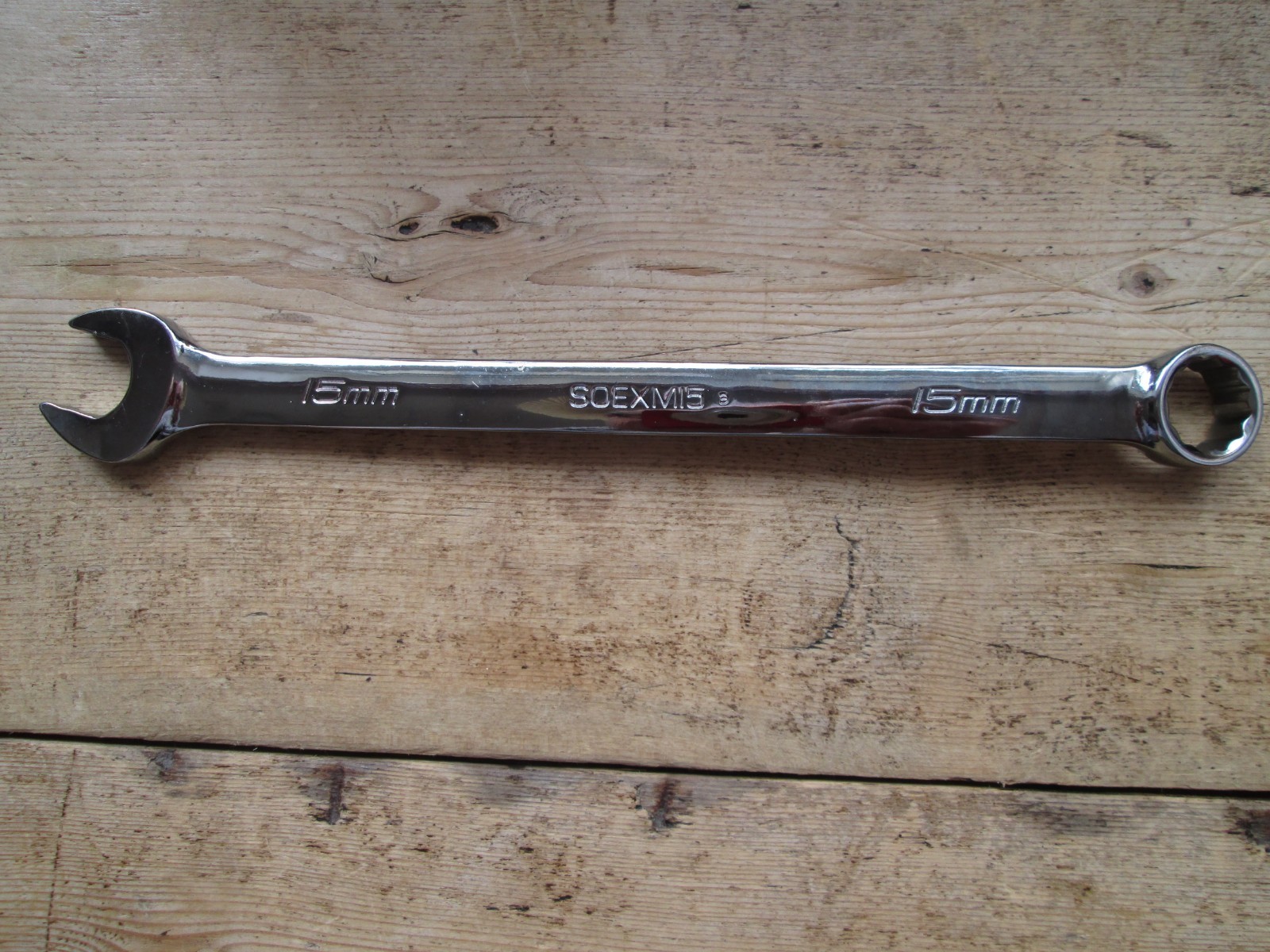 Snap On 15mm Combination Spanner Wrench 15 mm SOEXM15 Flank Drive 12 point