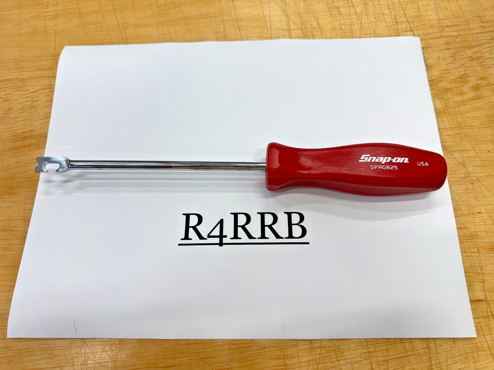Snap-on Tools USA NEW RED HARD GRIP 13/32″ Blade Push Pull Spring Tool SPRG625R