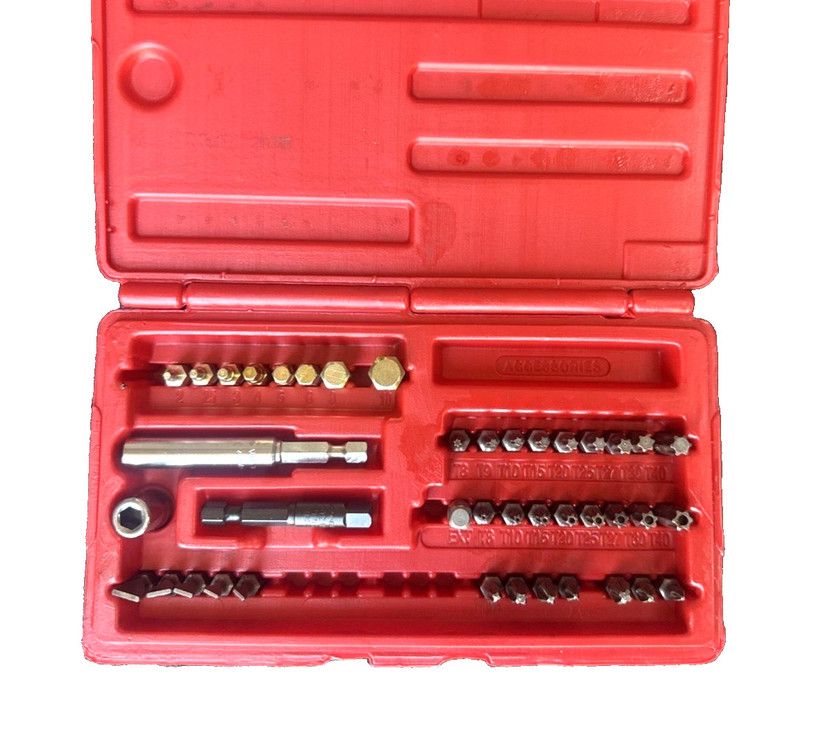 NEW Snap-on™ Metric Master Screwdriver MAGNETIC Bit 37pc Set Red HardCase SDM410