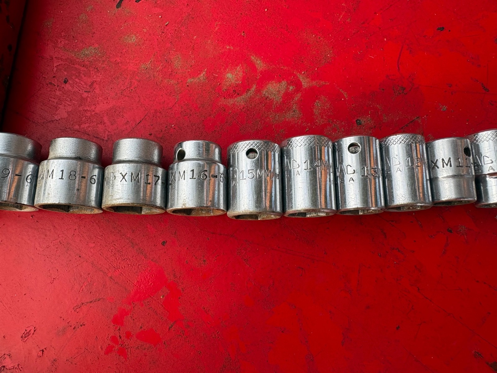 mac tools 3/8 drive metric socket set 6pt