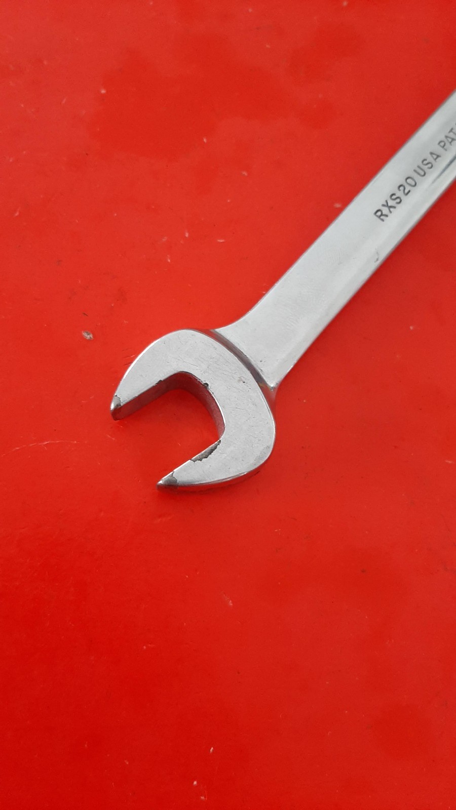 Snap-on Tools RXS20 5/8″ Open End Flare Nut Wrench 6pt Point USA ENGRAVED 327