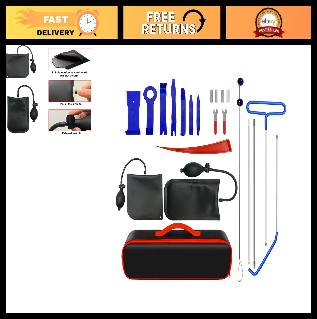 22-Piece Auto Repair Tool Set for Vehicle Maintenance & DIY Projects