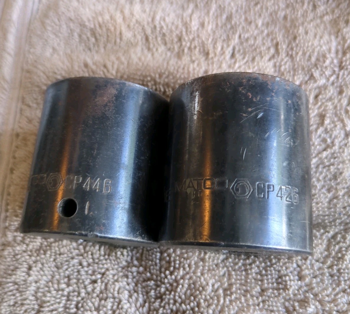 9-Matco 1/2″ Drive SAE 6 Point Sockets-CP 486- 466-446-426-406-246- 226-206- 186