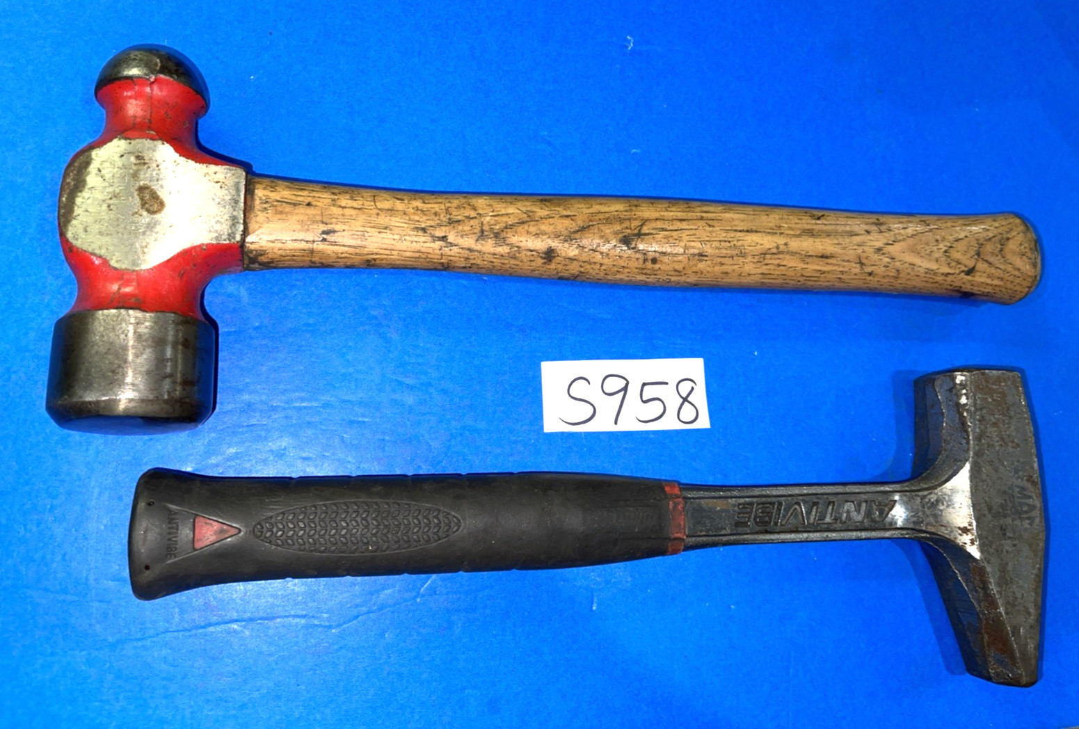 MAC TOOLS 2 PIECE ANTI-VIBE BLACKSMITH & BALL PEEN HAMMERS 48OZ FREE SHIP IN US