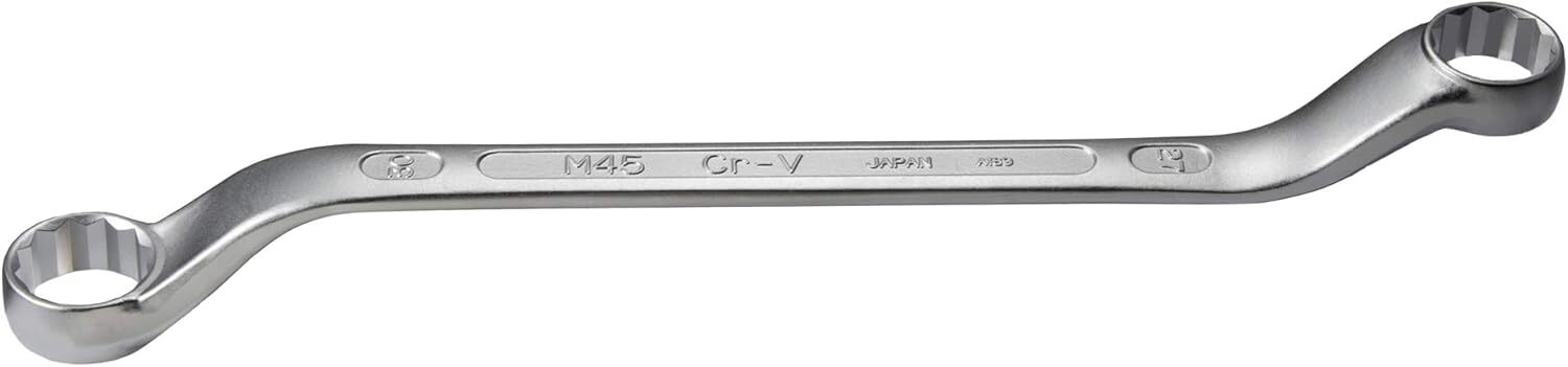 Tone M45-2730 27 × 30 mm 12-Point Metric Long Type 45° Offset Box Wrench