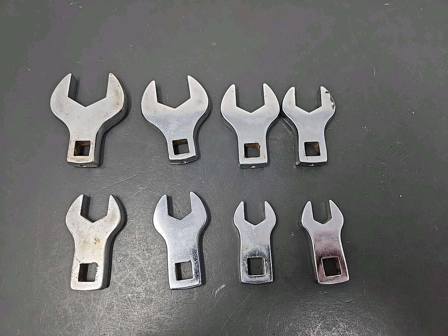 MAC TOOLS 8 Piece Crowfoot Wrench Set 1″ To 7/16, Co32 – Co14!