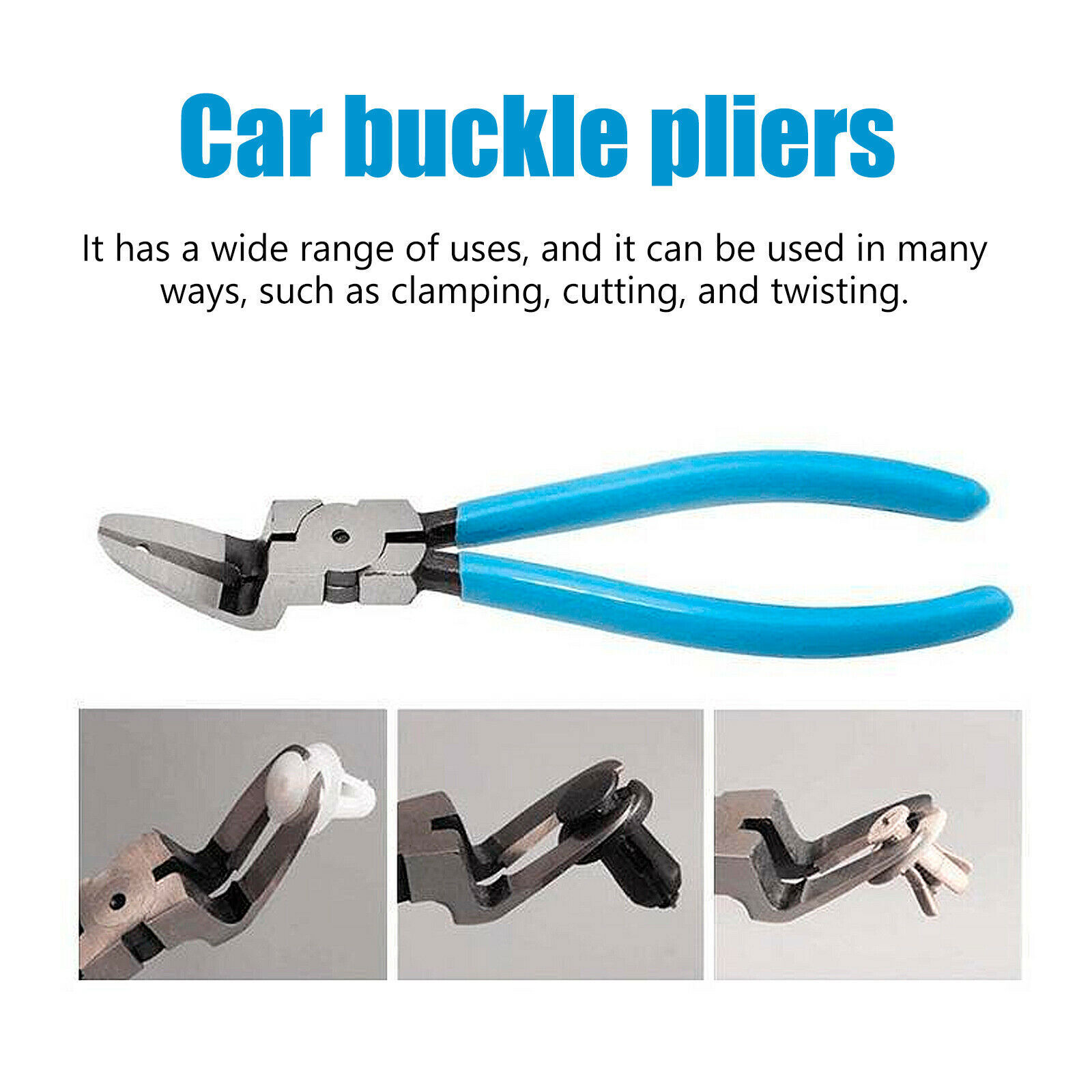 Car Trim Clip Upholstery Removal Pry Tool Door Panel Fastener Pin Pliers Puller