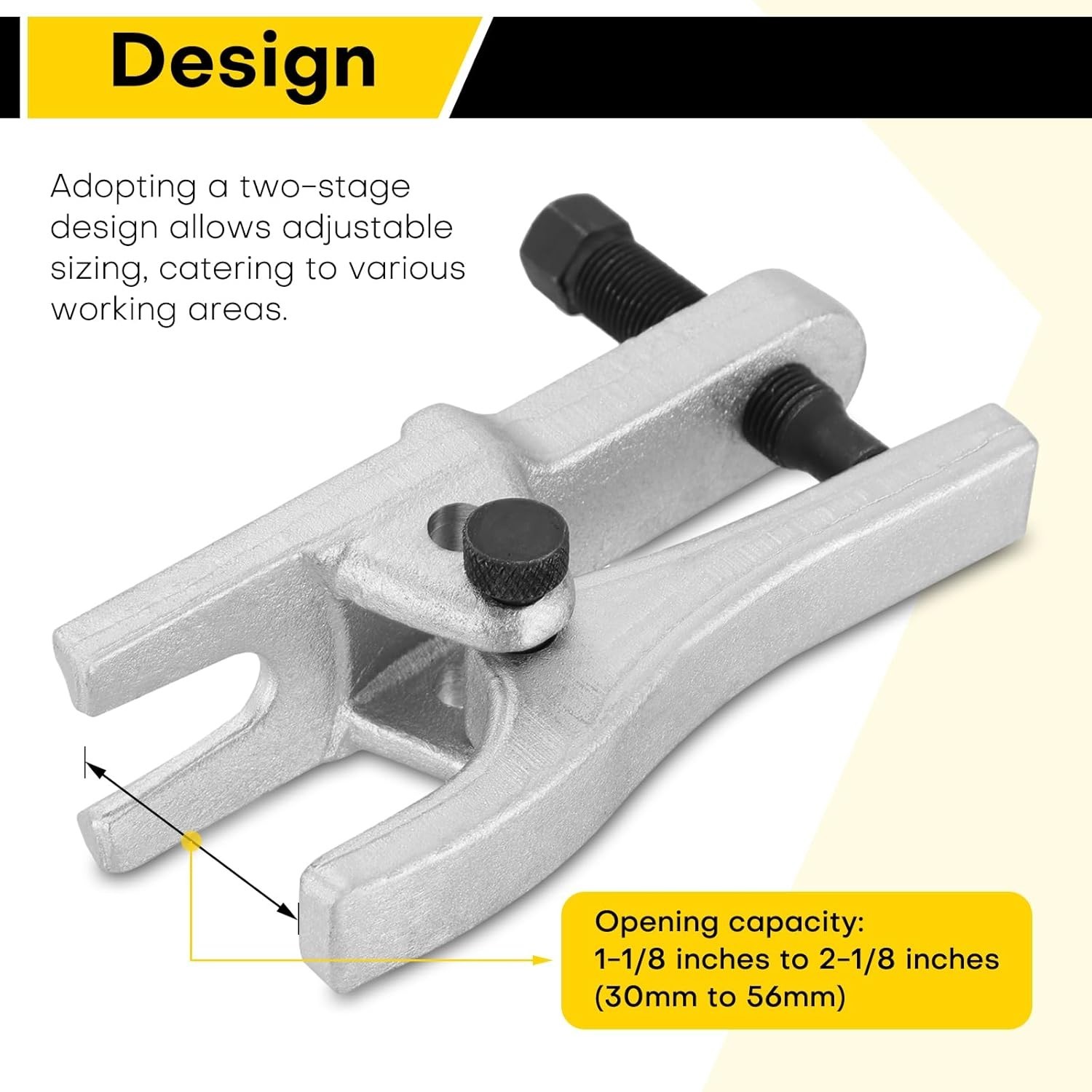 Universal 19mm Ball Joint Puller Separator Tie Rod End Remover Removal Tool US