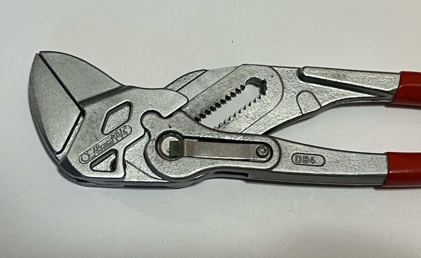 Knipex 10″ Pliers Wrench 86 03 250 1-3/4″ Smooth Jaws Pliers Made in Germany
