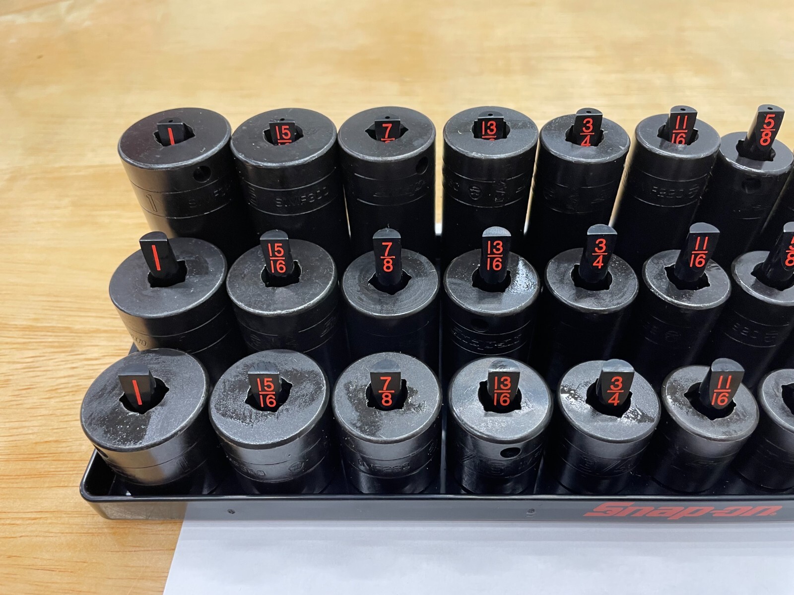 Snap-on Tools NEW 39pc 3/8″ Drive SAE Impact Shallow / Semi / Deep Master Set