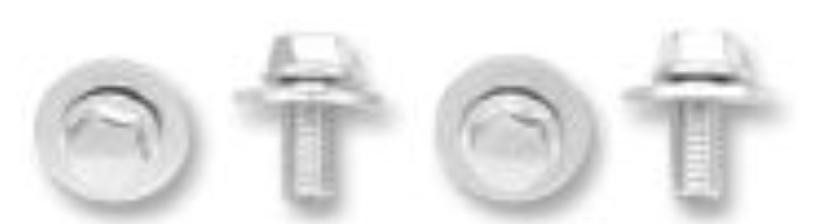 Bolt Mc Hardware 024-11612 Hex-Head Flange Nuts with Fender Washers – M6x1.0x12m