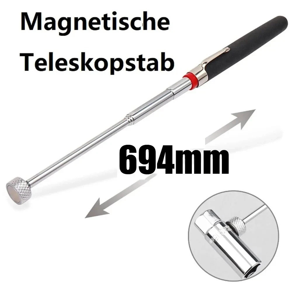EXTRA STRONG 16LB MAGNETIC PICK UP TOOL LONG REACH EXTENDING TELESCOPIC MAGNET