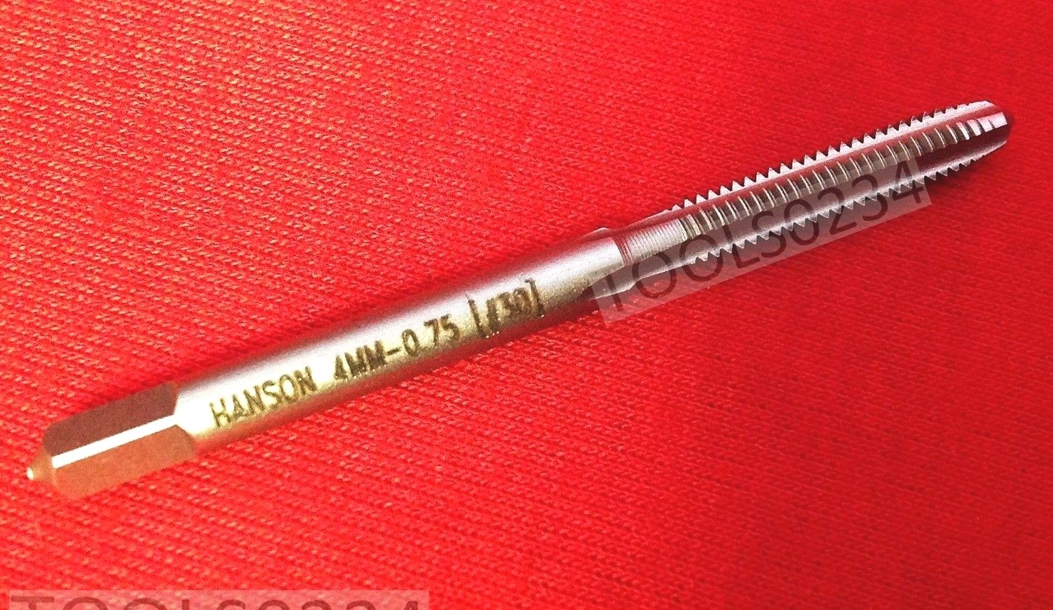 M4 X .75 Plug Tap Metric 4MM Irwin 1718 ZR Carbon Steel 4FL Hand USA