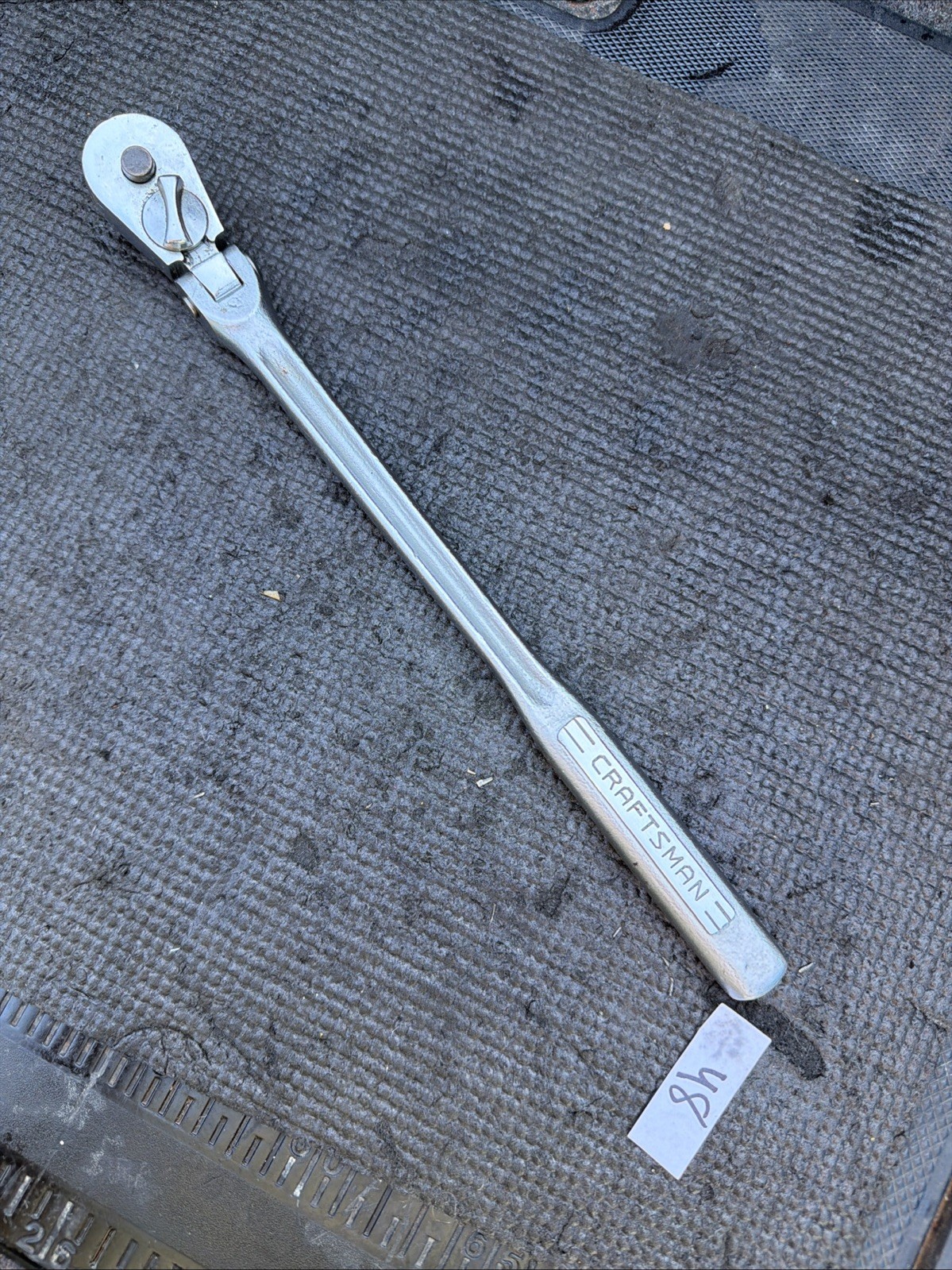 Sears Craftsman USA 3/8” Hourglass Flex Head Ratchet 42791 VV Rare 11.5”