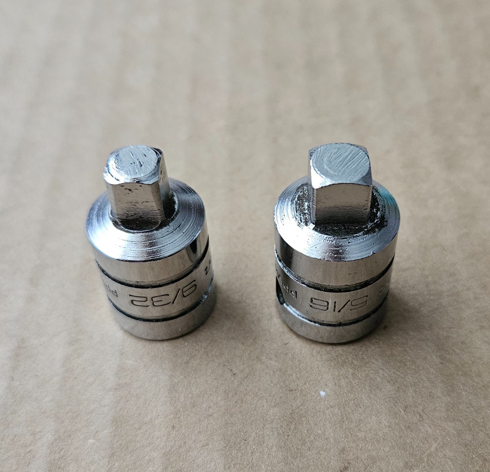 Snap On PPM409 & PPM410 External Pipe Plug Sockets 3/8” Drive 9/32” 5/16”