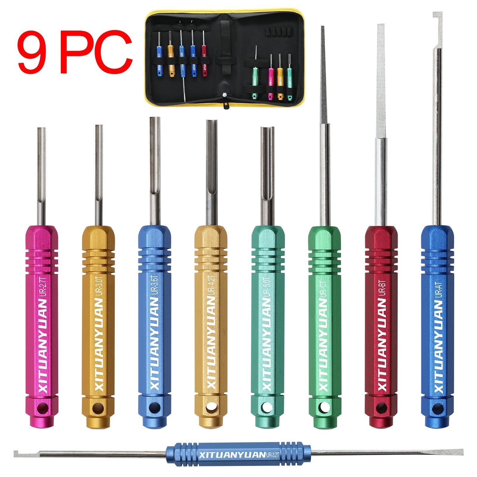 Car Pin Terminal Removal Extractor Tool 9 Kit for Deutsch Connector Wire Release