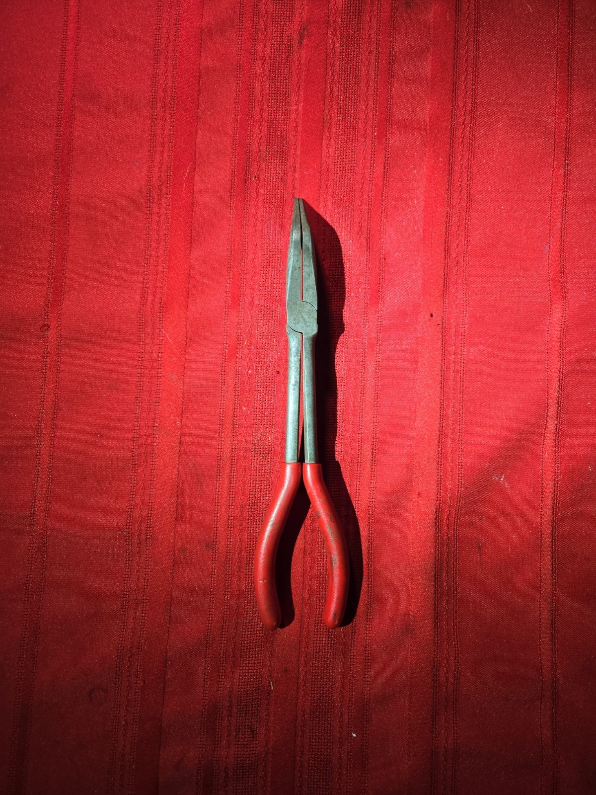 Snap-on 411BCP Long Reach 45 Degree Angle Needle Nose Pliers