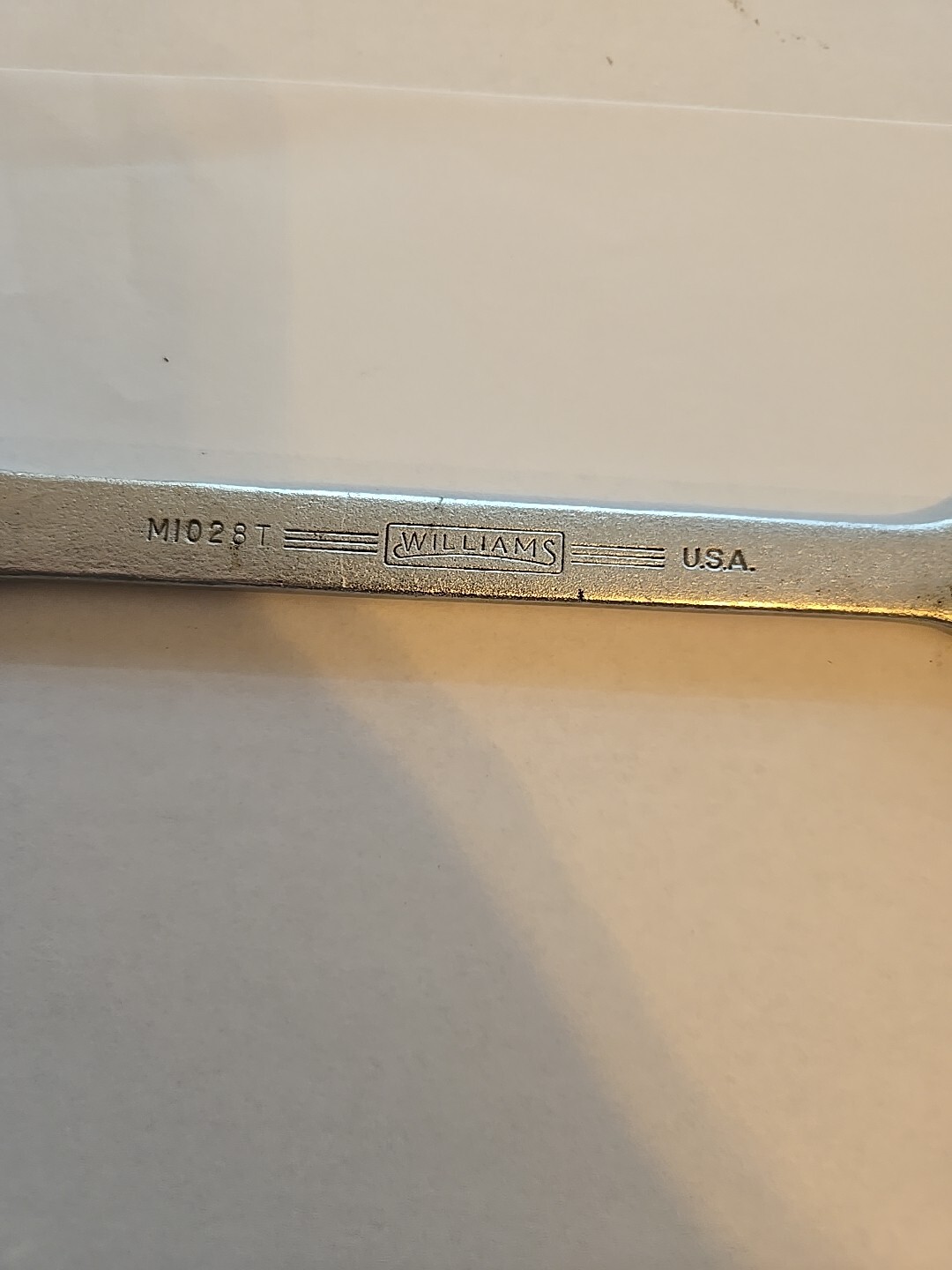 Vulcan Williams Tools 17MM-19MM Open End Wrench M1028T
