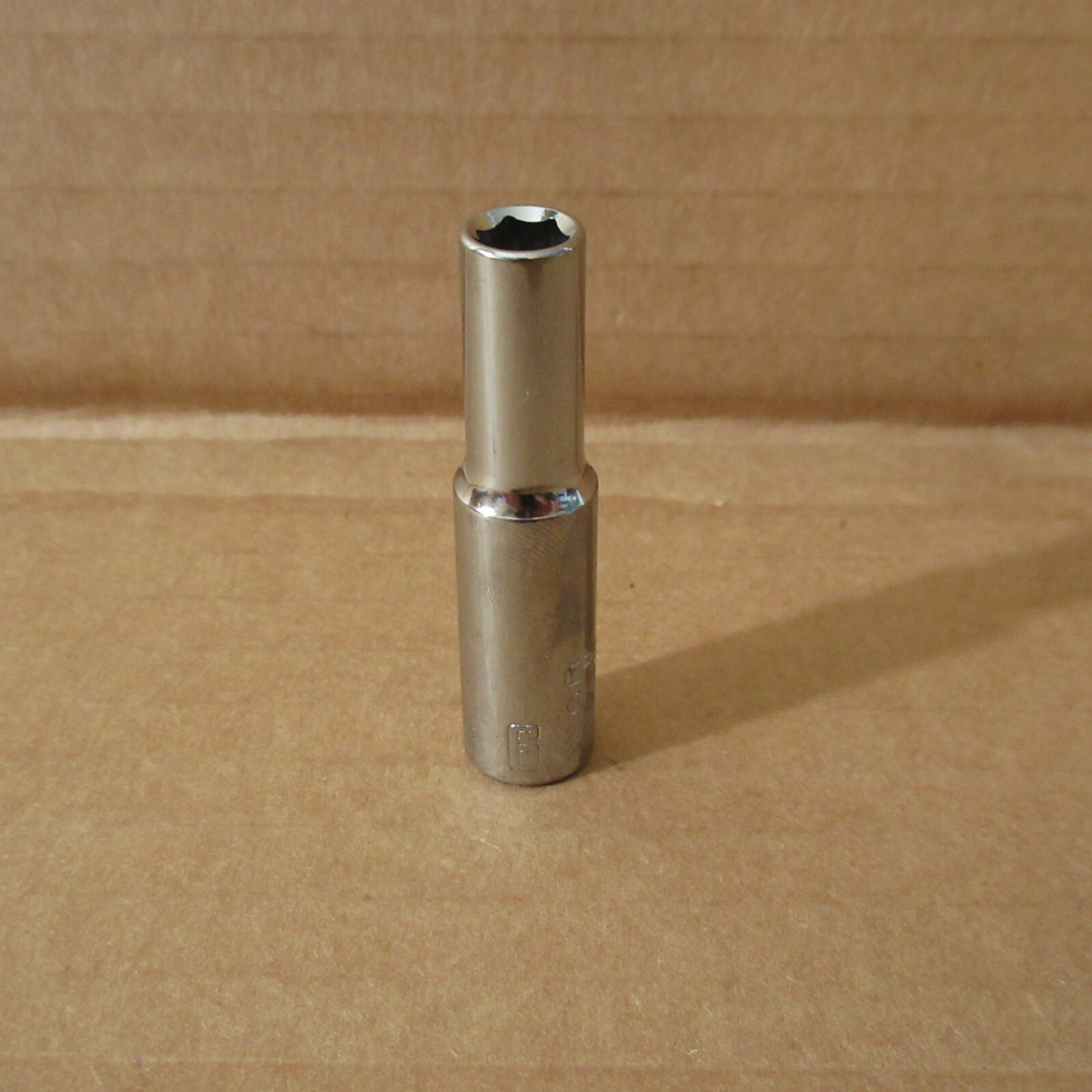 6mm CRAFTSMAN CMMT44403 Metric MM 6-pt 1/4-in Dr Deep Tall Socket Ratchet