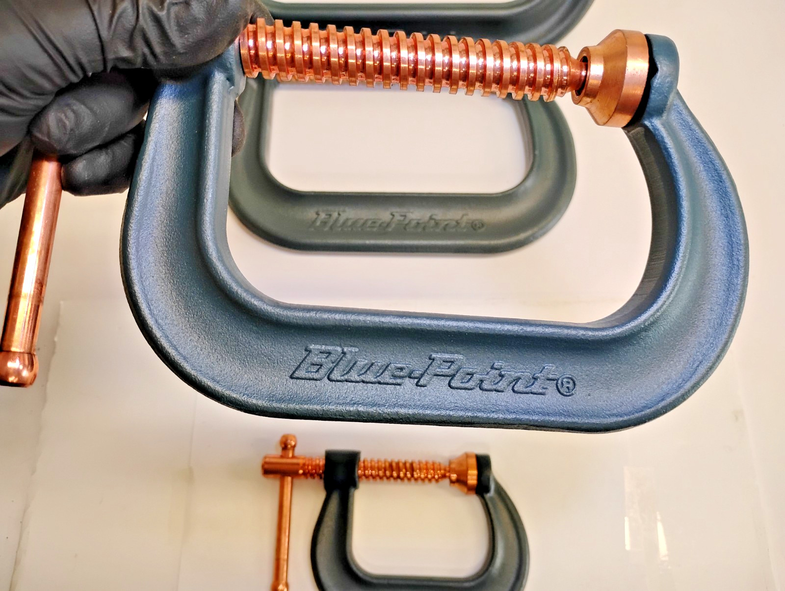 Blue Point Tools NEW Custom 4pc WELDING Clamp C-CLAMP Style SET