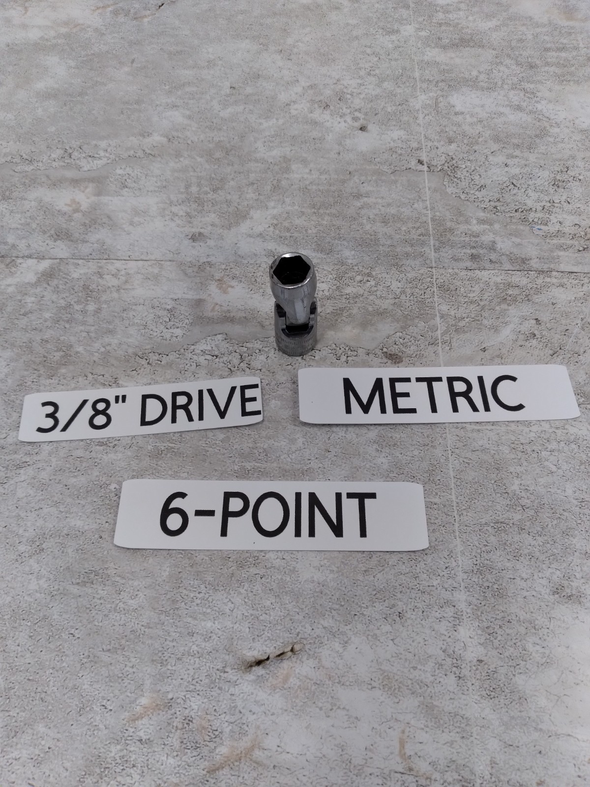 Snap On Tools 3/8″ Drive 6-Point Metric 12mm Universal Socket Standard FSUM12
