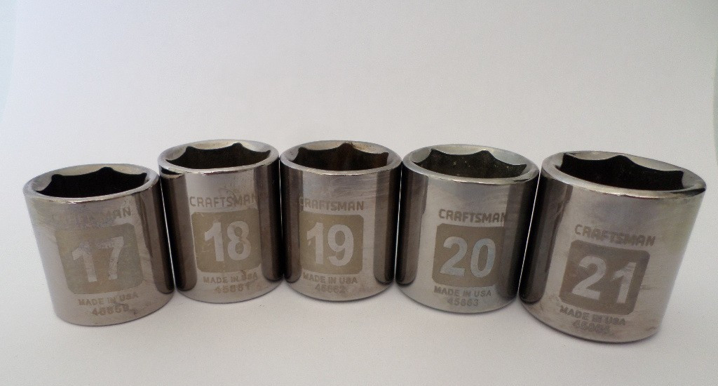 Craftsman USA METRIC 6 Point 3/8 Drive Easy Read Various Sizes