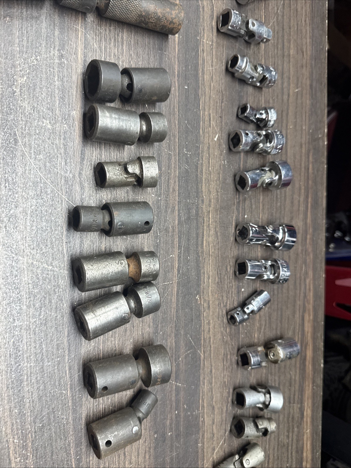 Mac Tool USA Mixed Lot 29 Piece Impact / Chrome Socket Swivel Socket Lot