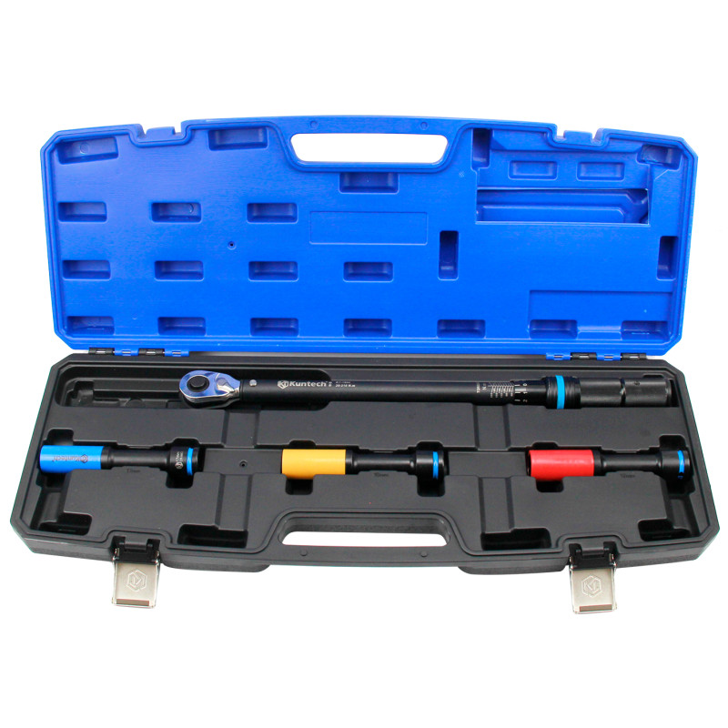 1/2-inch Drive Click Torque Wrench 30-210NM Tire Socket Dual Scale for BMW Benz