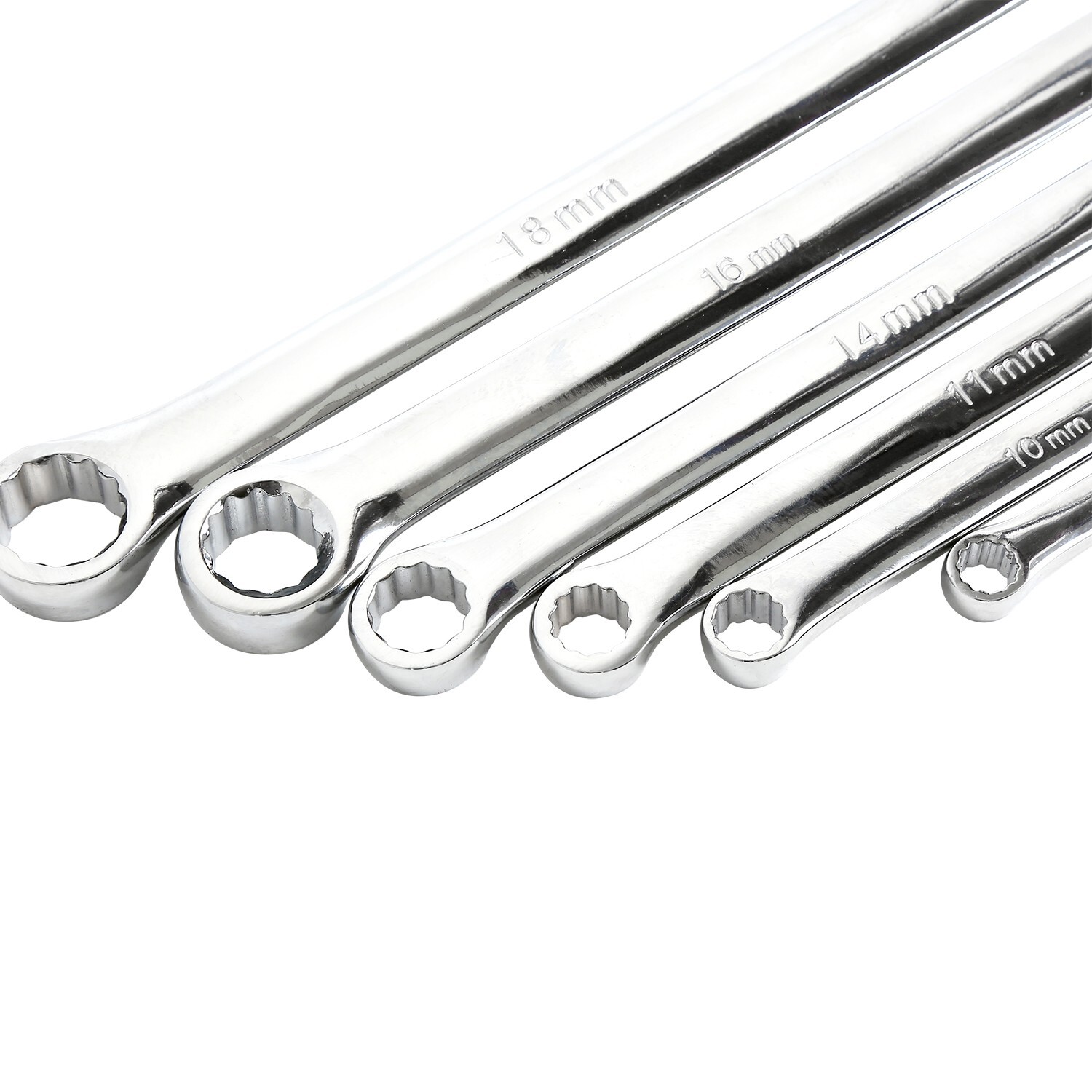 6 PC Metric Extra Long Box End Wrench Set Durable Aviation Spanner 8 mm – 19 mm