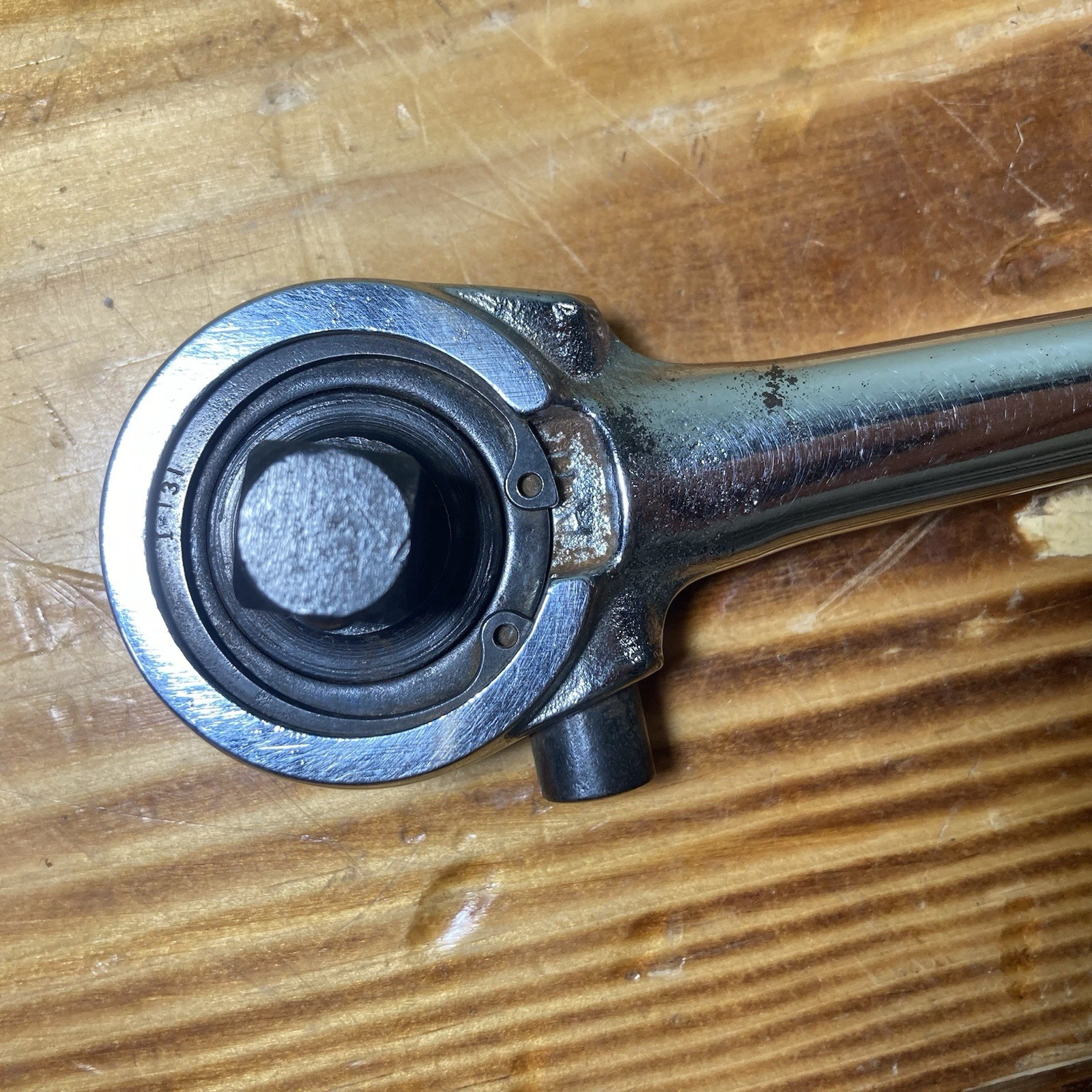 SK Tools 1/2 Drive Push Button Frankenstein Ratchet Rare Diamond Logo