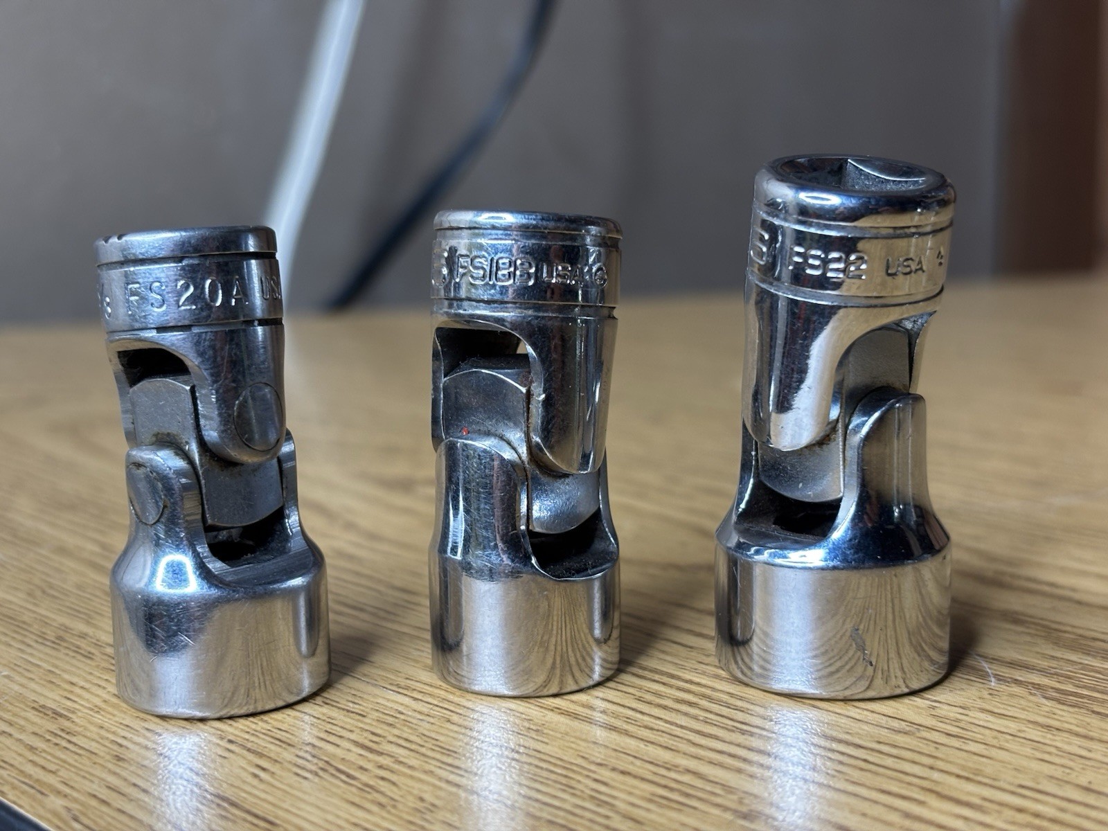Snap On Swivel Socket Set 5/8, 9/16, 11/16