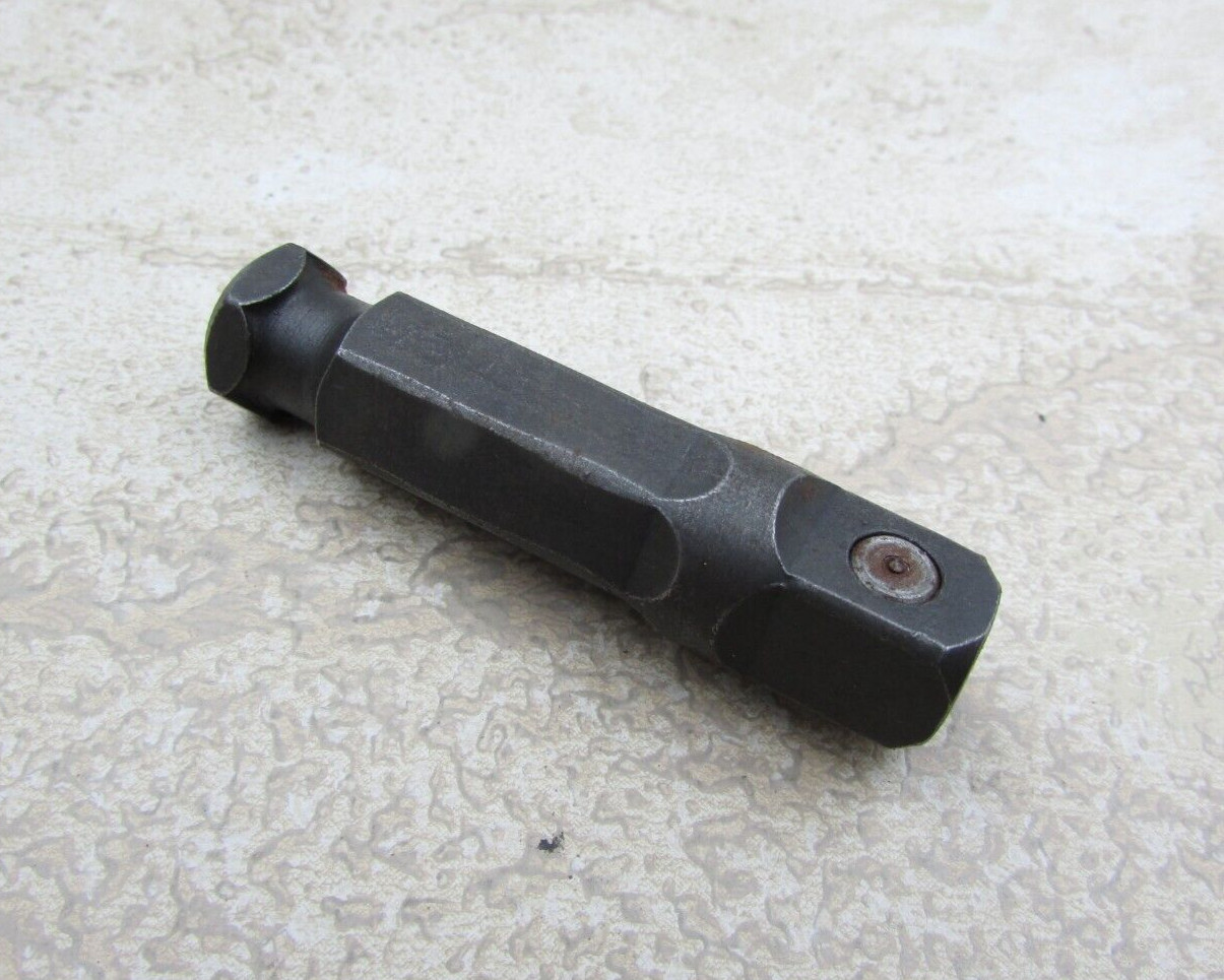 Advance Manufacturing 7/16″ Hex Power Drive Extension, 3/8» Male Square, USA