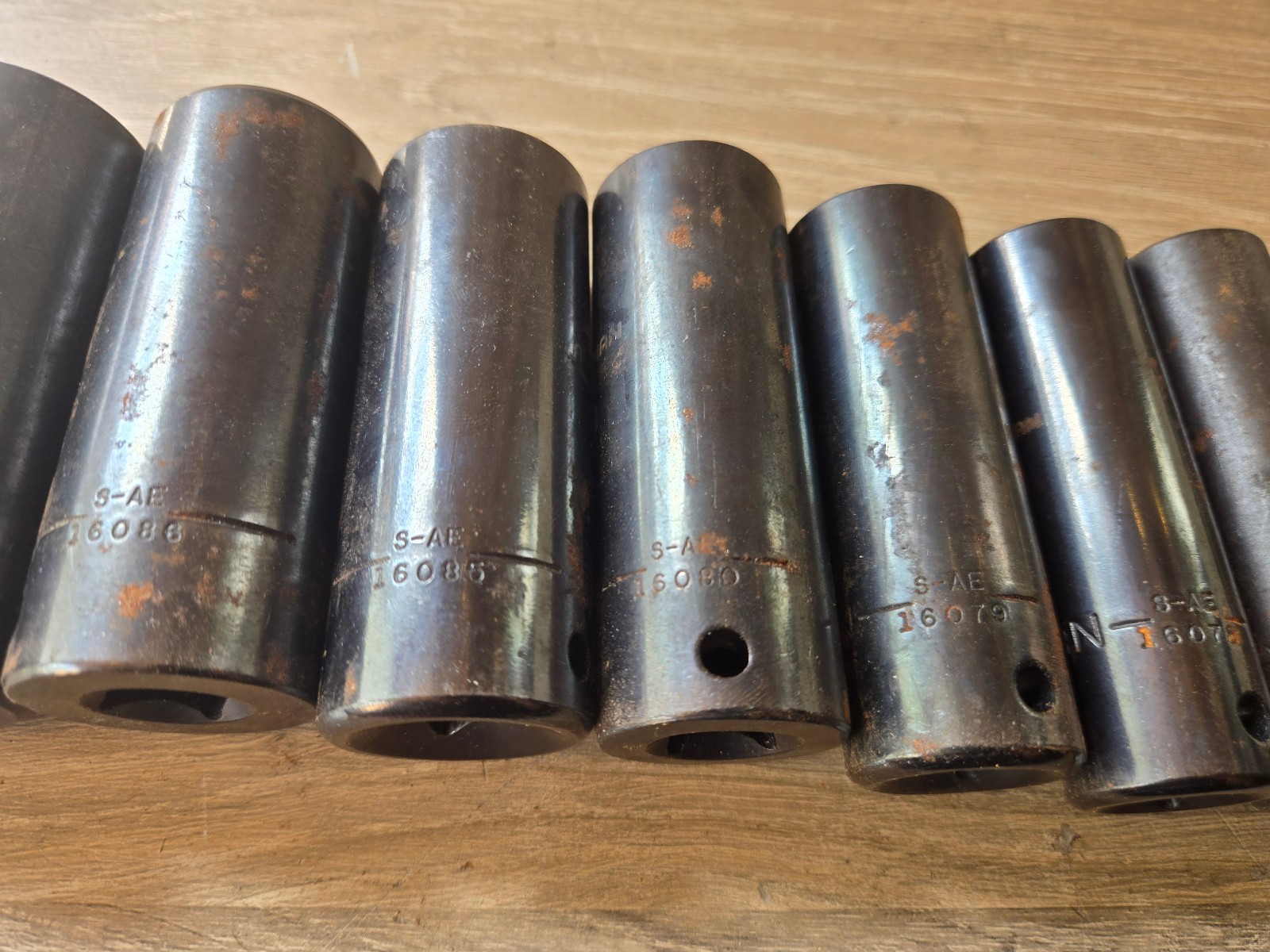 Craftsman 1/2″ Drive Metric Deep Impact Socket Lot 6-Pt (7 Pcs) 16mm – 27mm