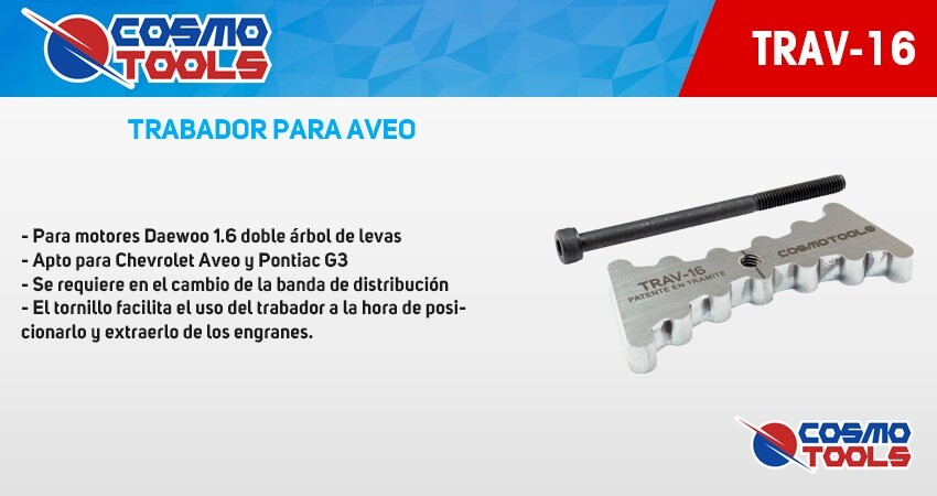 TIMING BELT TOOL Dual Cam Timing Sprockets Holding Tool Chevrolet Aveo / Daewoo