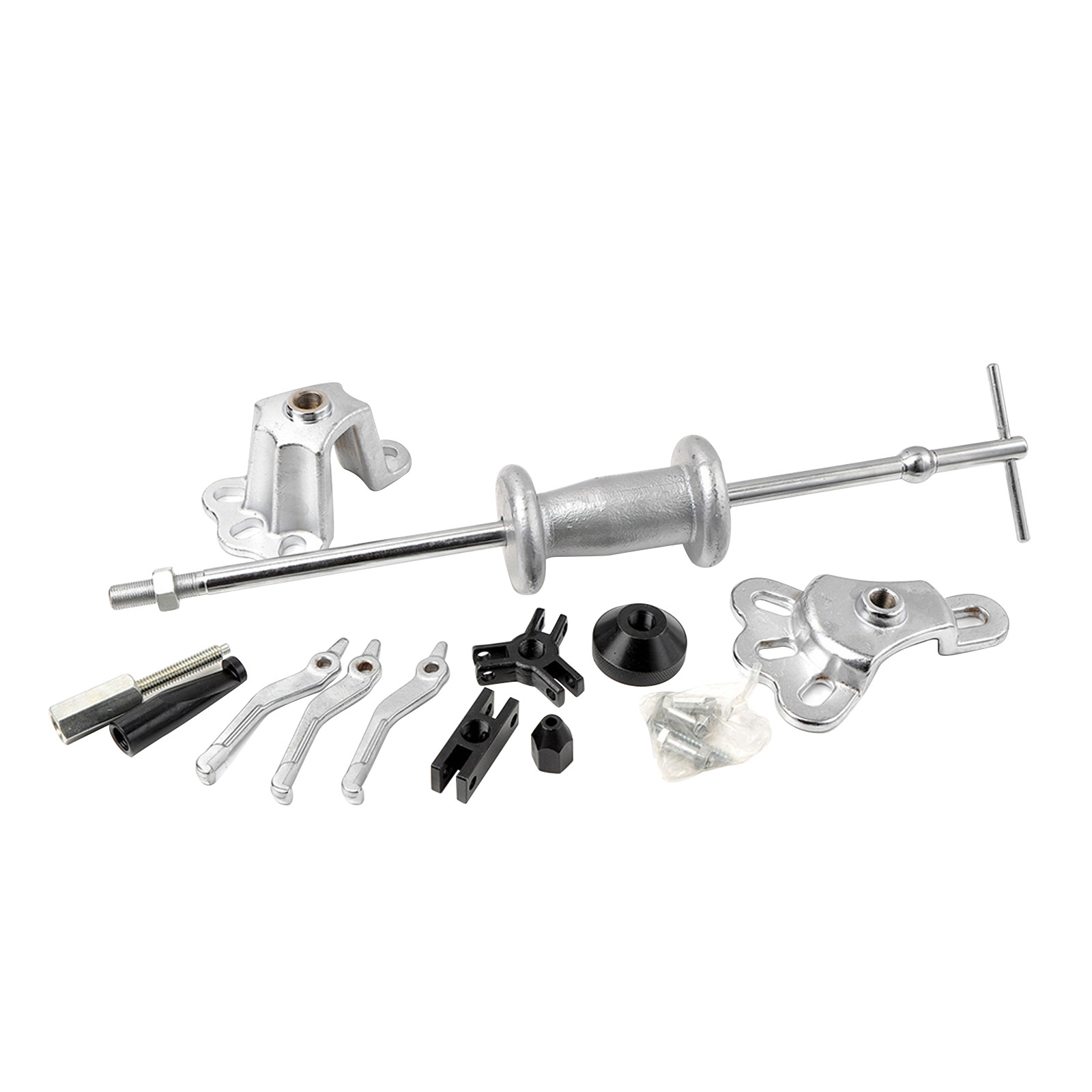 17pc Wheel Puller 5lb Slide Hammer Internal External Puller Hub Dent US Stock
