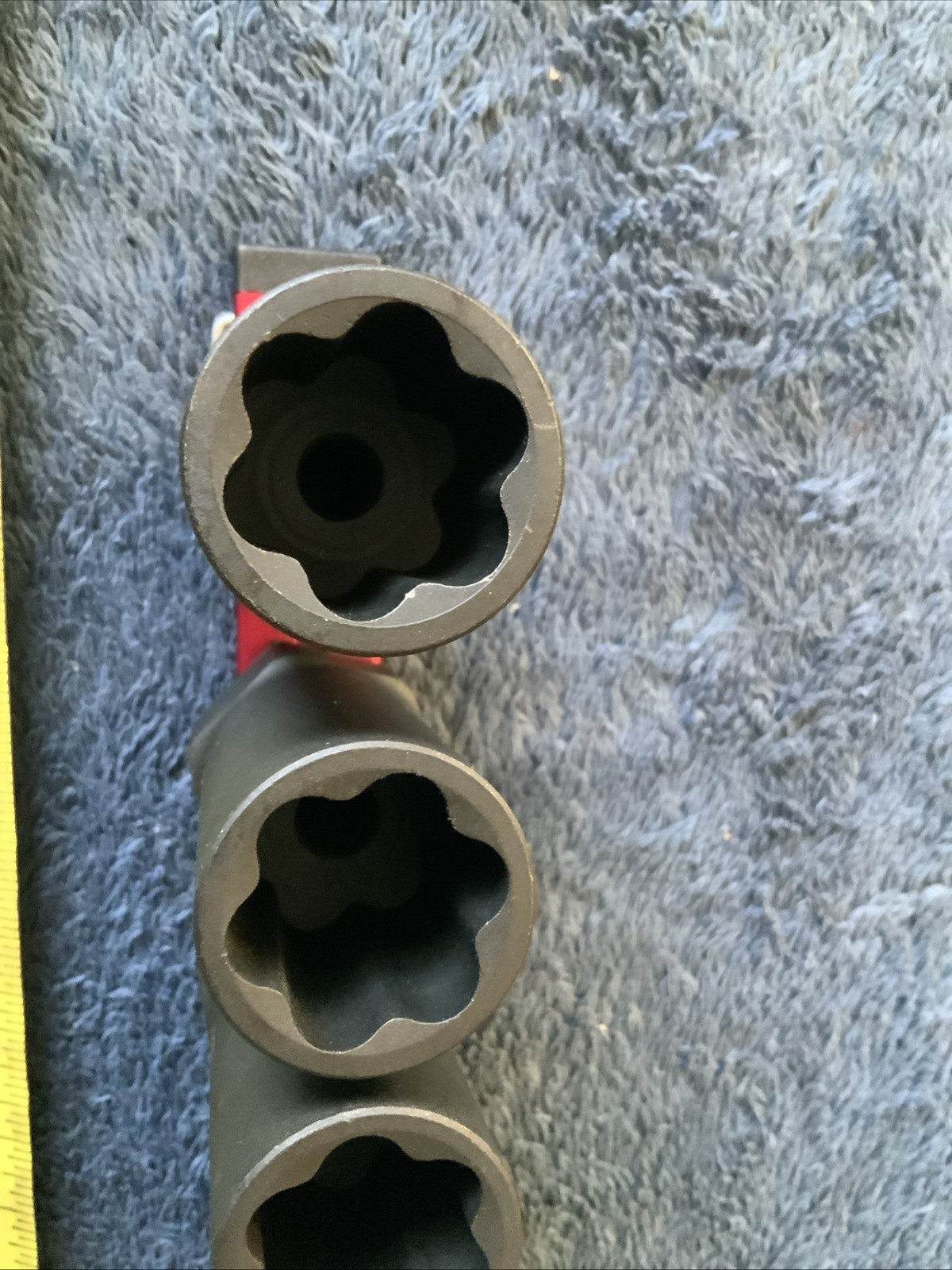 Mac Tools 5pc 1/2” Drive R.B.R.T. Sae Deep Extractor Socket Set…..see Pics…