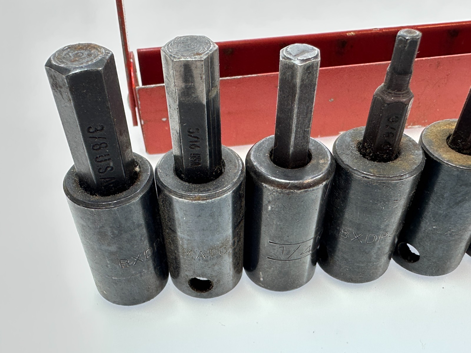 🇺🇸 Matco Tools USA 10pc SAE Hex Bit Socket Driver Set, Impact Regular Mix Lot