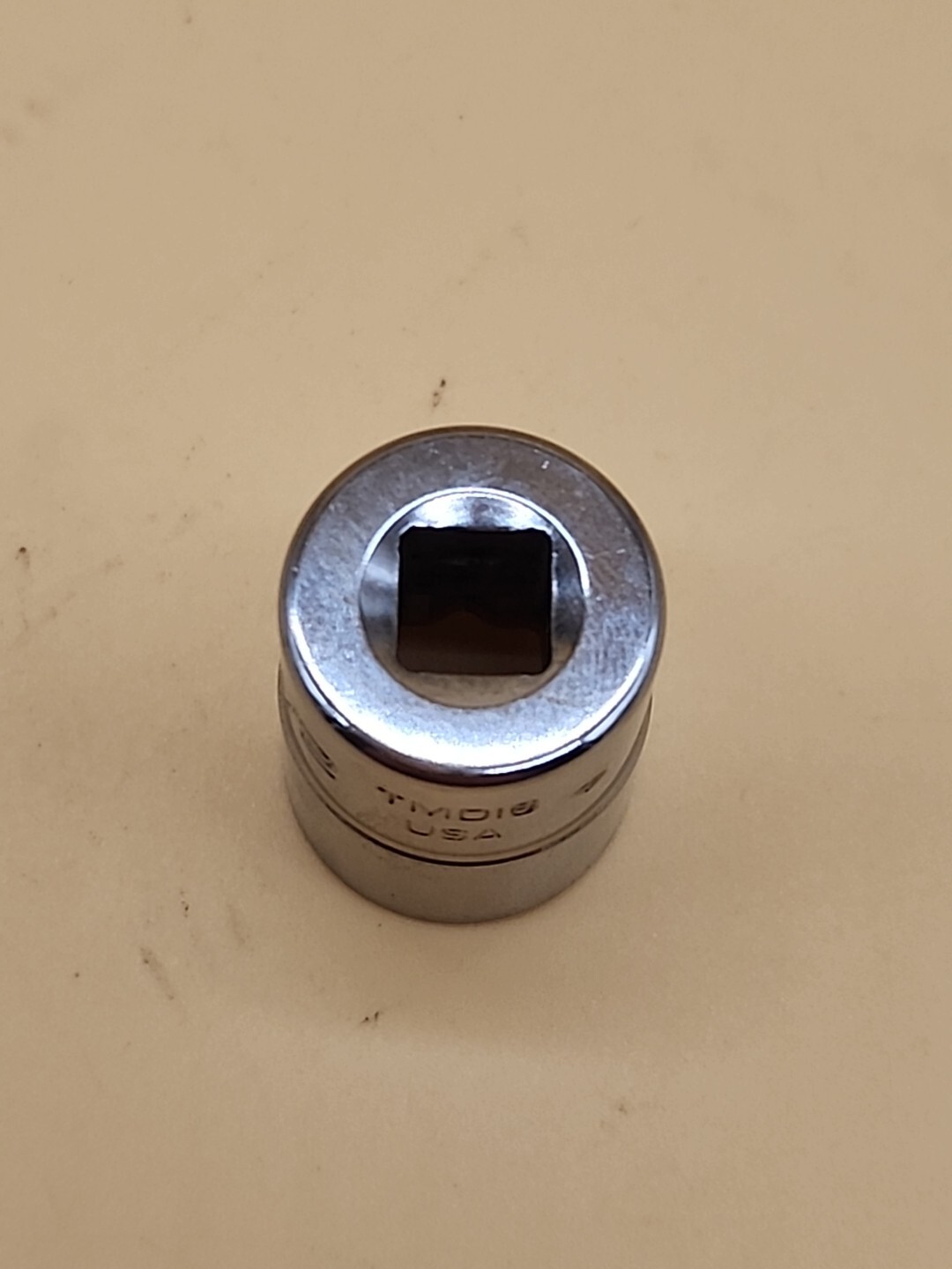Snap-On Tools 1/4” Drive Chrome Shallow Standard SAE 12 Point 1/2″ Socket TMD16