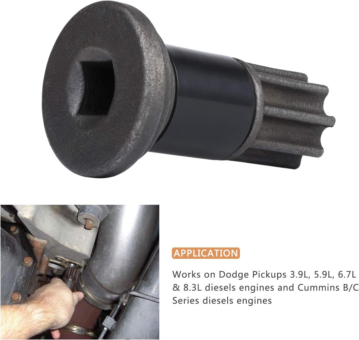 Engine Barring Tool +Engine Barring/Rotating Tool for Paccar MX 13 & for Cummins