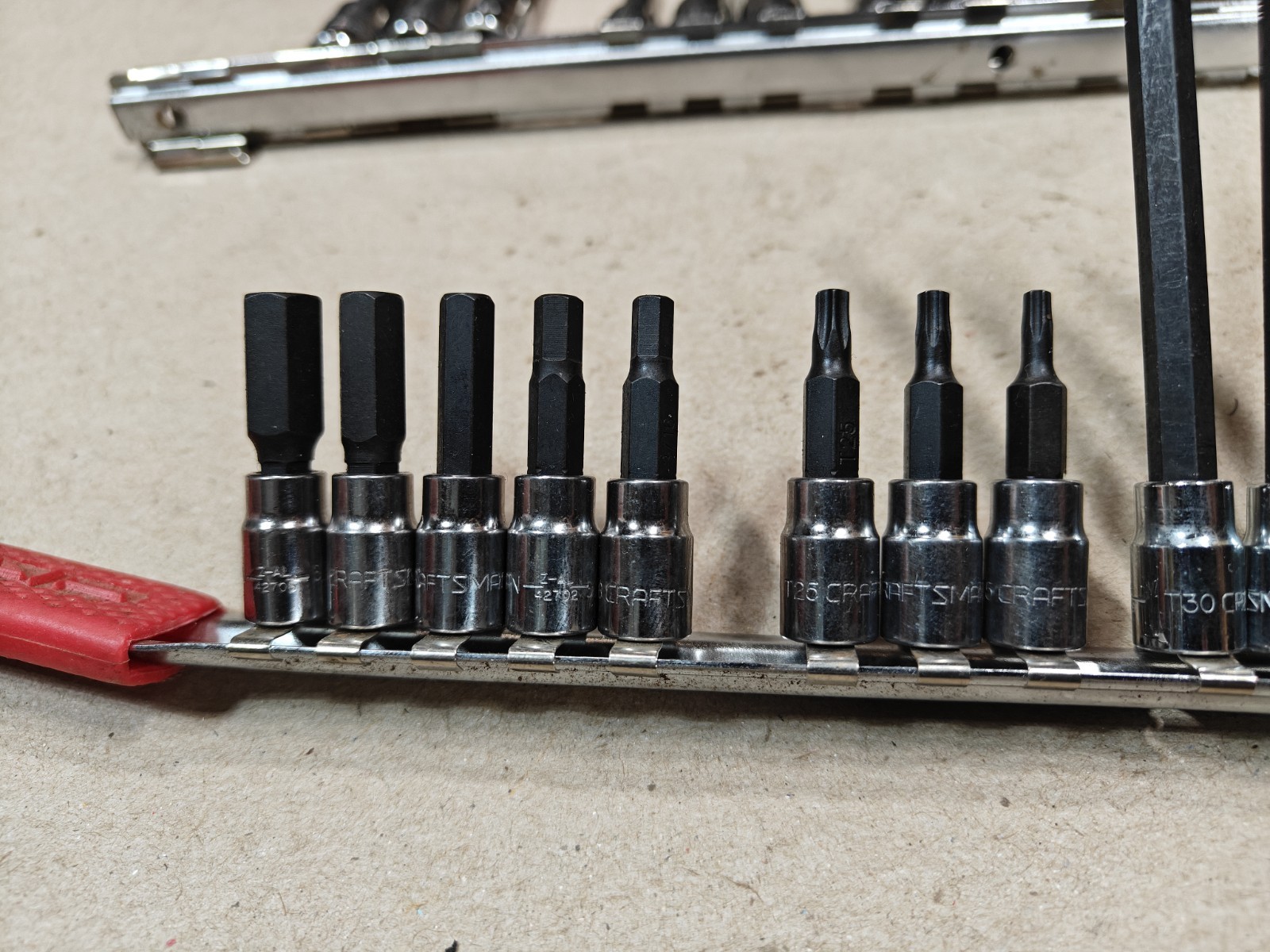 48pc, Craftsman Z-AL Spline Bit Socket Set 1/4 & 3/8 Drive Torx 6 Point Long Etc